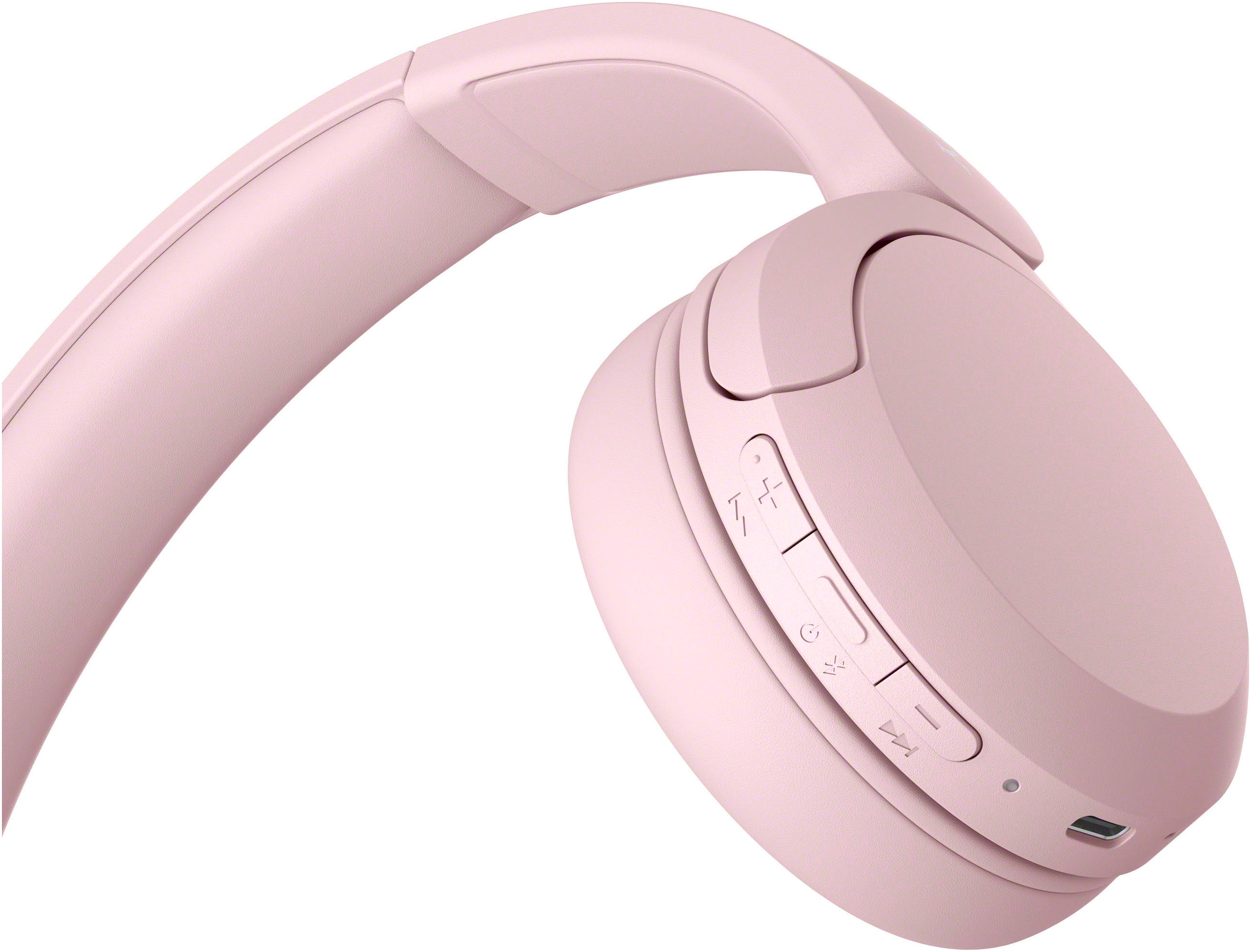 Sony Bluetooth-Kopfhörer »WHCH520«, Bluetooth, Noise-Cancelling-Active Noise Cancelling (ANC)-Freisprechfunktion-Rauschunterdrückung-Sprachsteuerung-kompatibel mit Siri, 200 Std. Max. Akkulaufzeit (Standby)