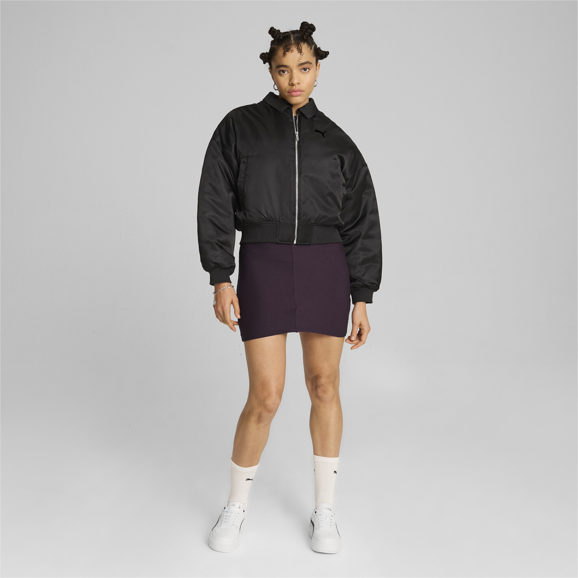 PUMA Bomberjacke »Bomberjacke aus Satin Damen«
