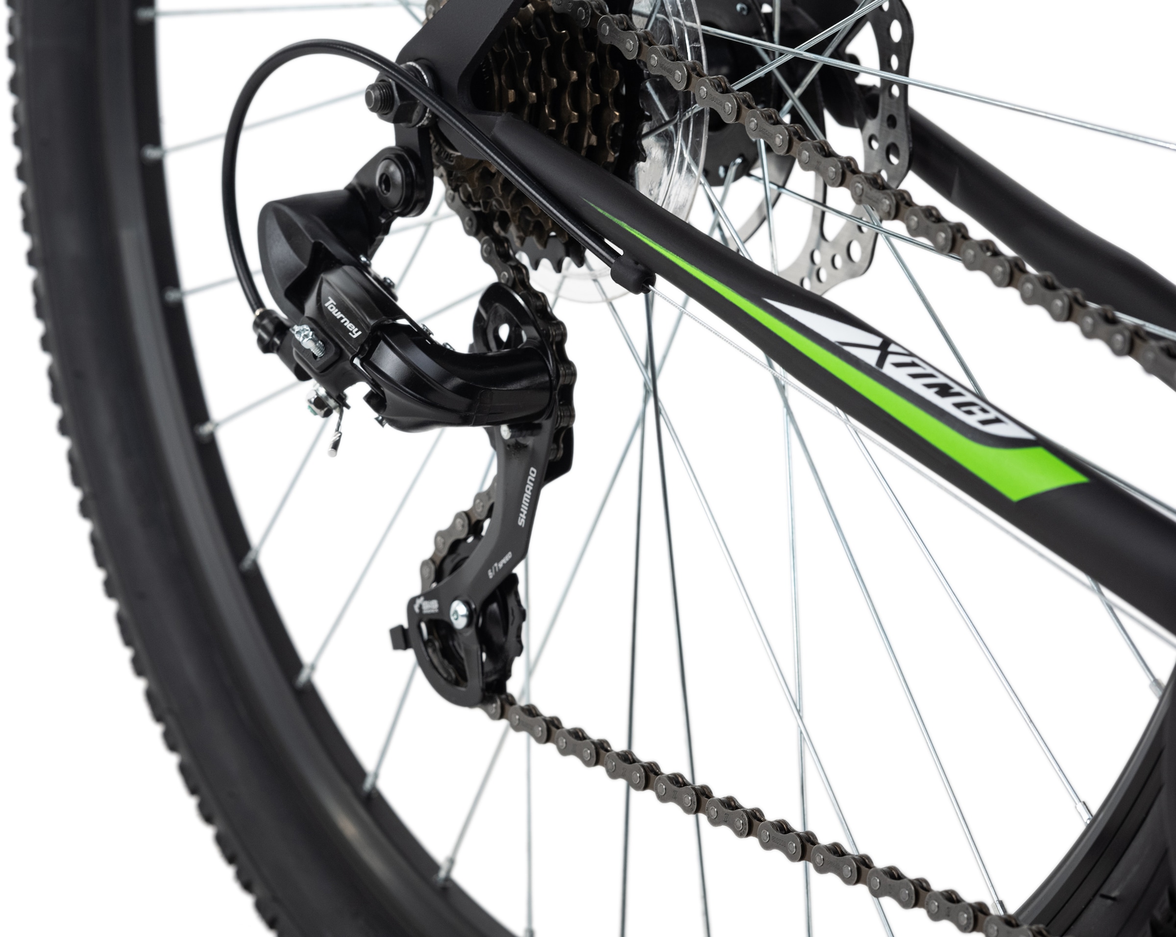 KS Cycling Mountainbike »Xtinct«, 21 Gang, Shimano, Tourney Schaltwerk, Kettenschaltung, für Herren, Kettenschaltung