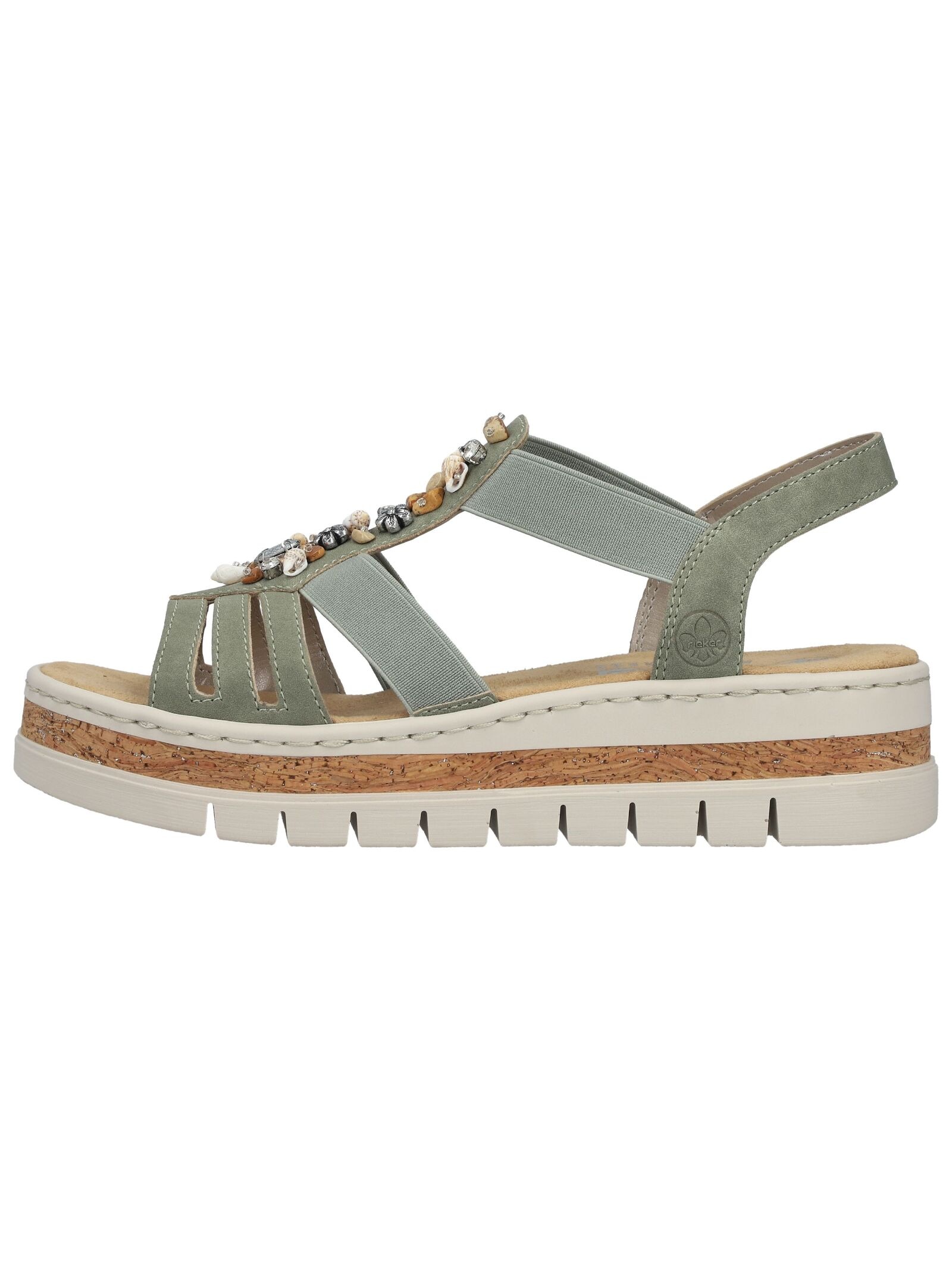 Rieker Plateausandaletten »Rieker Sandalen Lederimitat«