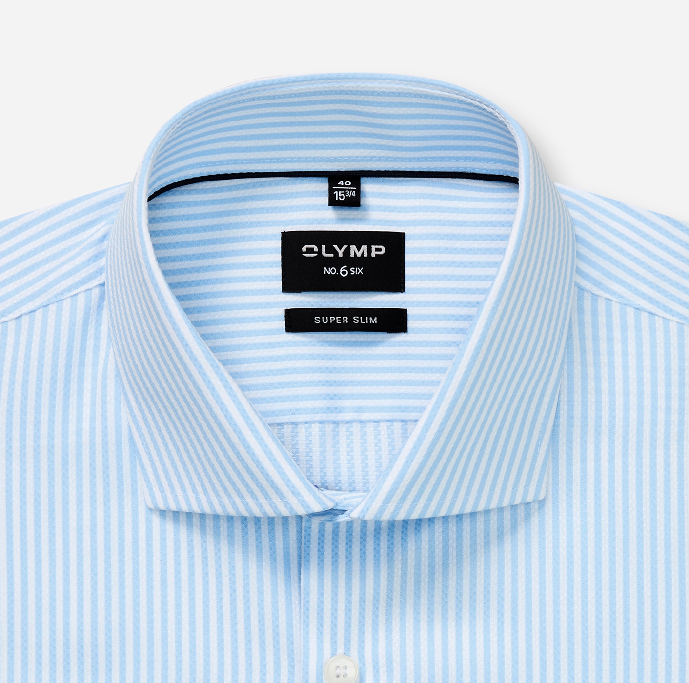 OLYMP Langarmhemd »No 6 six« Royal Kentkragen, Businesshemd, super slim fit