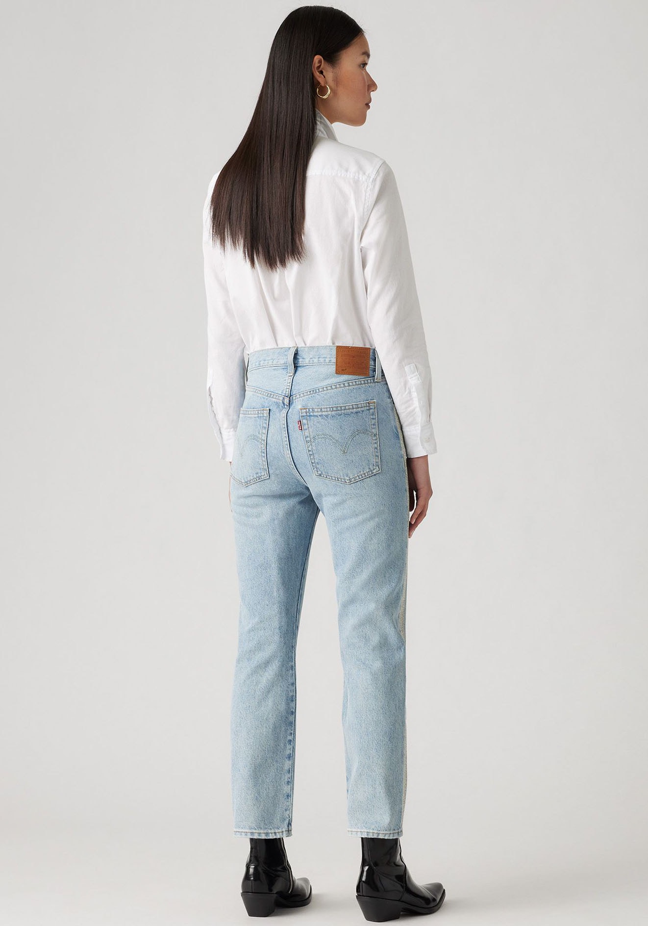 Levi's® 7/8-Jeans »501 CROP«, mit Glitzerdetails an Seitennähten