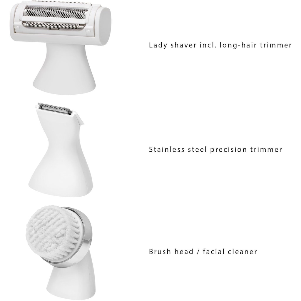 ProfiCare Elektrokörperrasierer »PC-LBS 3001«, 1 St. Aufsätze, ausklappbarer Langhaarschneider