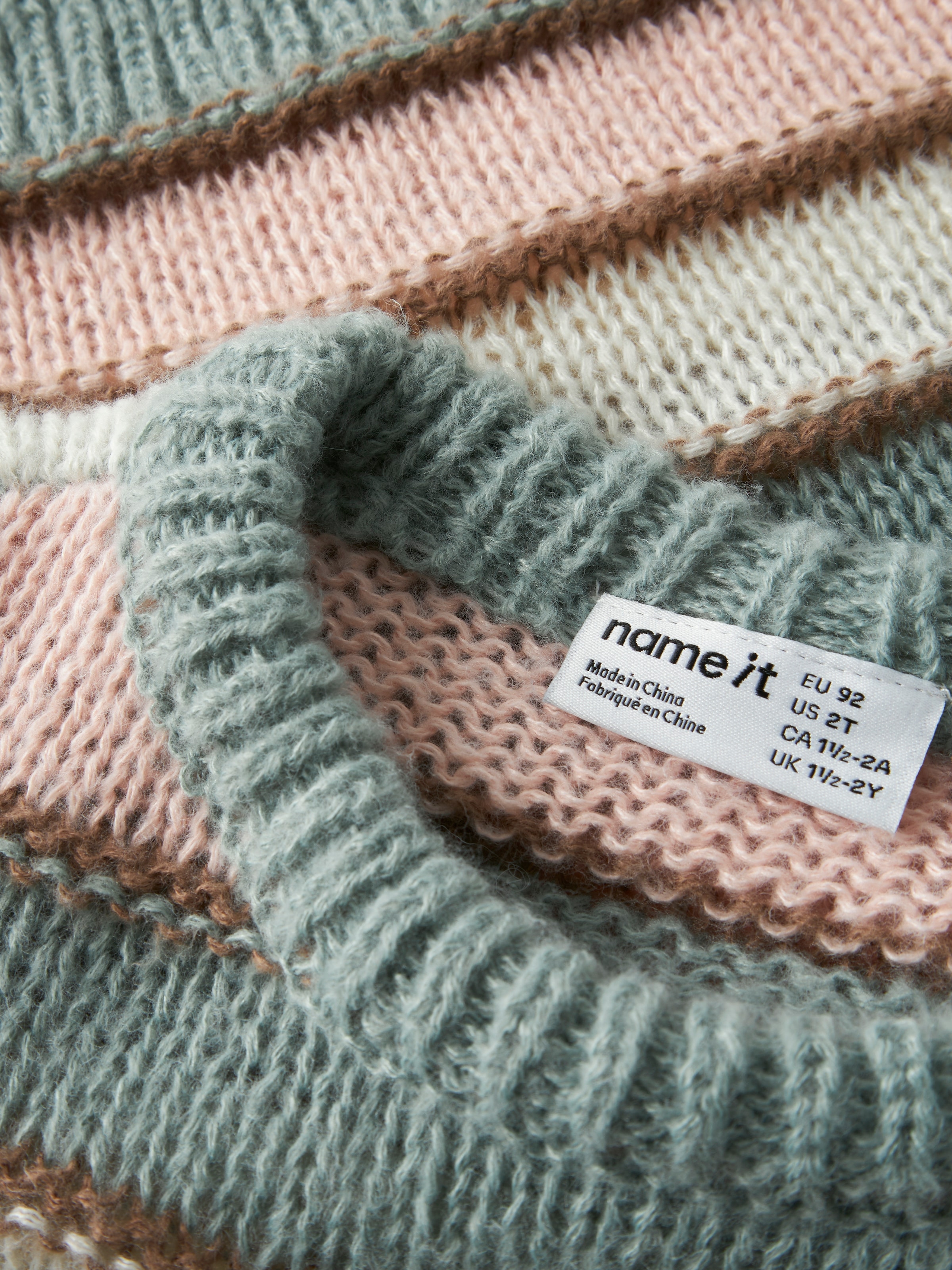 Name It Rundhalspullover »NMFLERNORT LS KNIT« Kunstfaser, regular fit