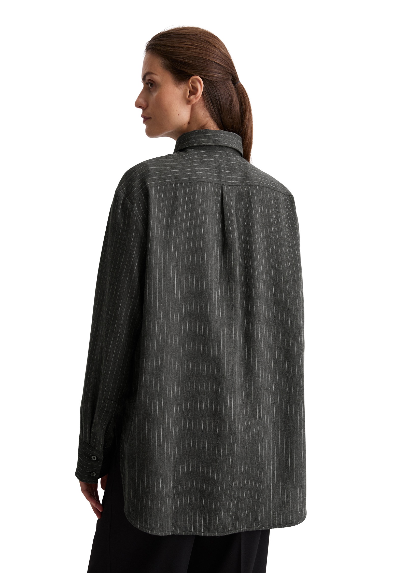 Marc O'Polo Langarmbluse »aus gestreiftem Baumwoll-Satin«