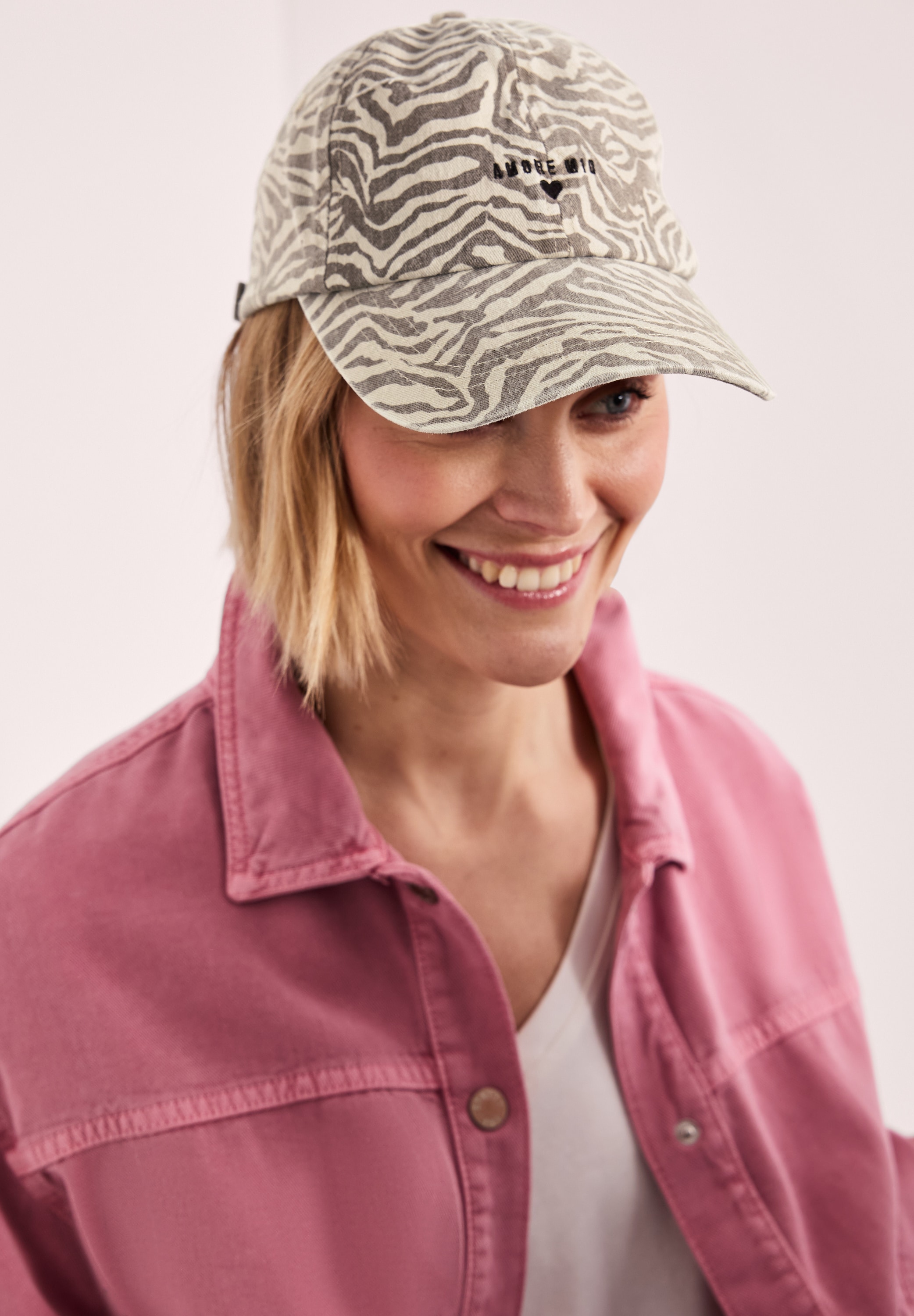 STREET ONE Baseball Cap mit Animal Print günstig online kaufen