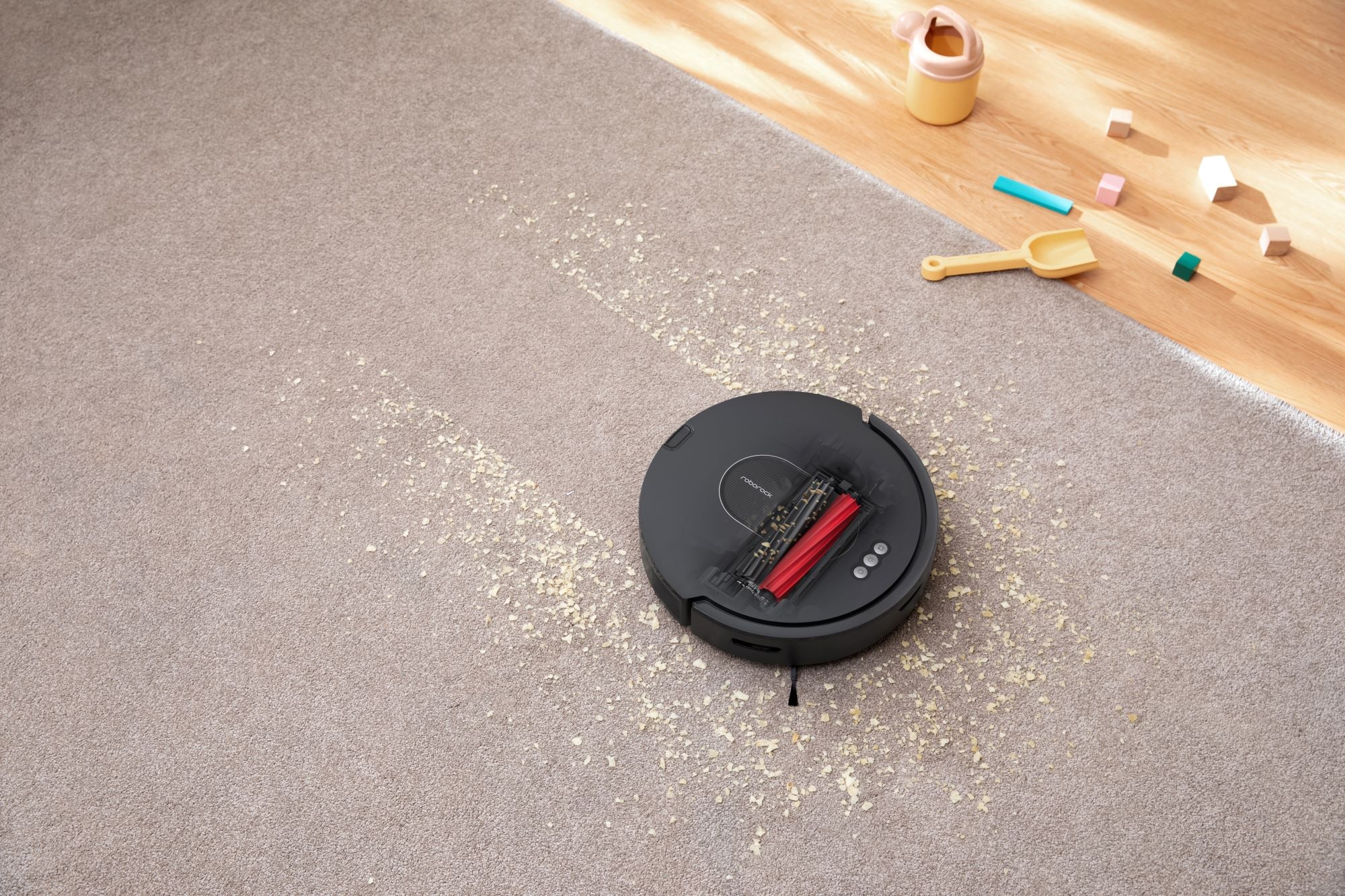 Roborock Saugroboter »Q5 Max+, 5.500 PA Saukgraft, DuoRoller Bürste, smarte Navigation«, automatische Staubentleerung, 240min max. Laufzeit