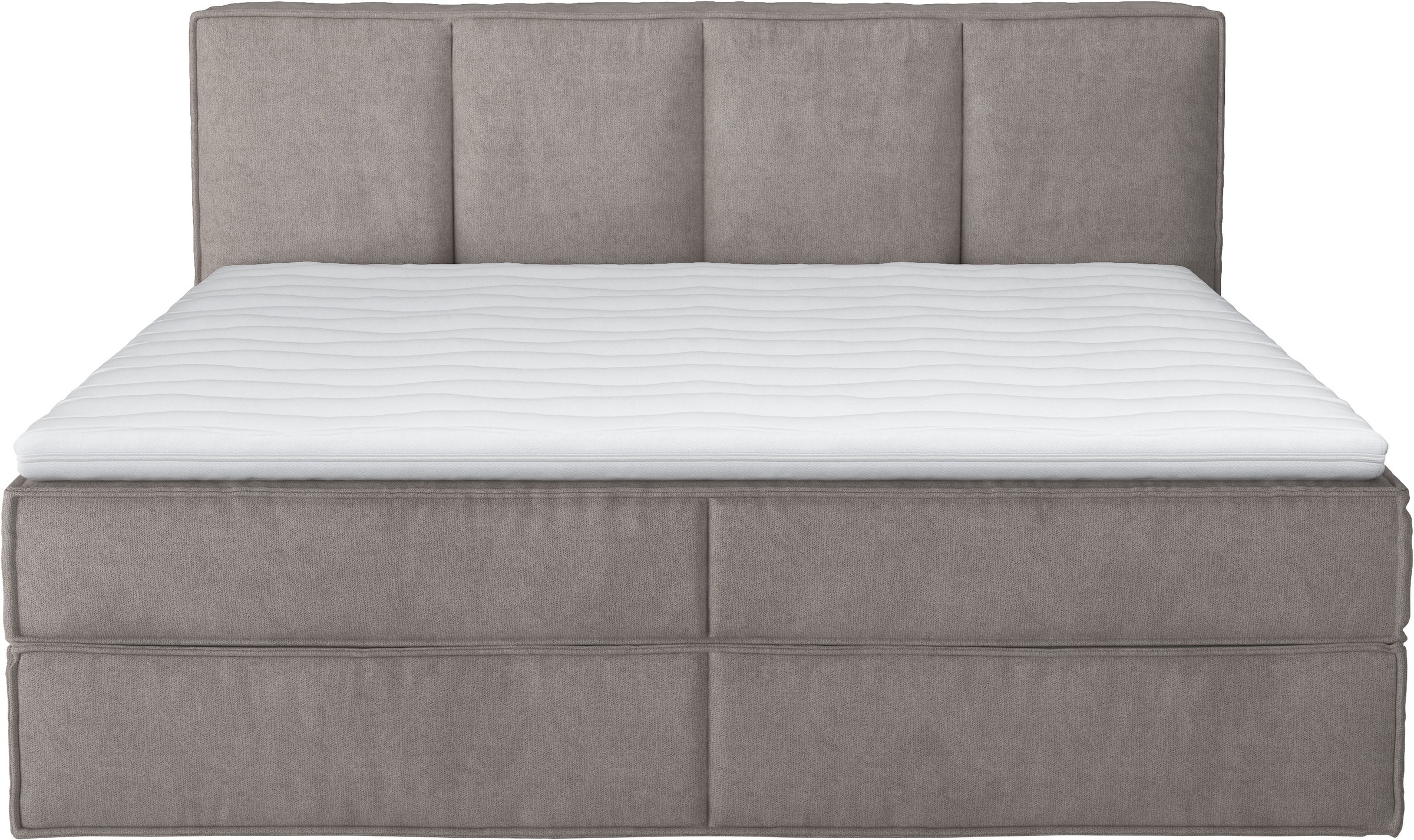 Home affaire Boxspringbett »Sacy«, Boxbett inkl. Topper, 2 Matratzen, Härtegrade H2, H3 und H4 wählbar
