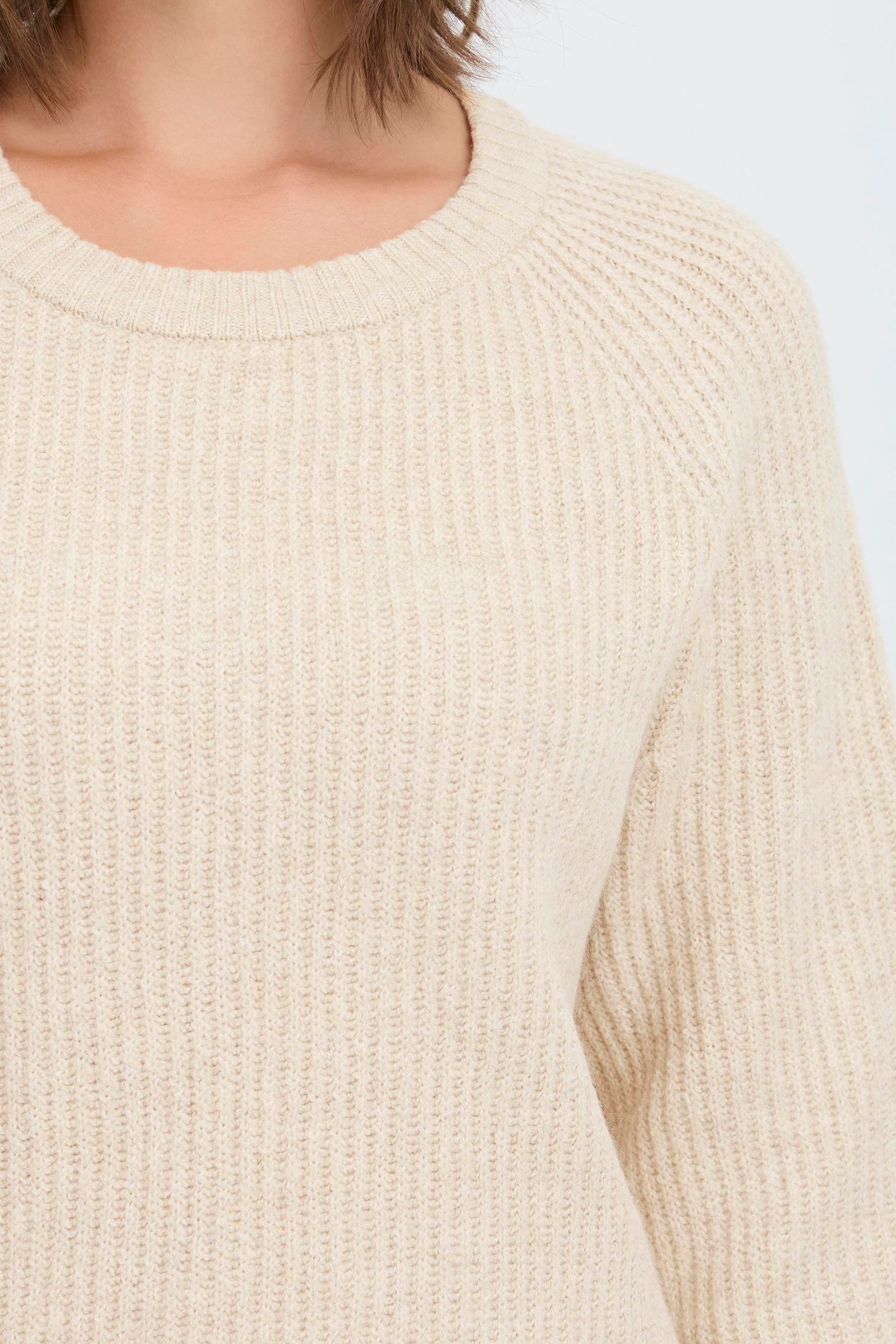 OXMO Strickfleece-Pullover »Strickpullover OXIFANSI«