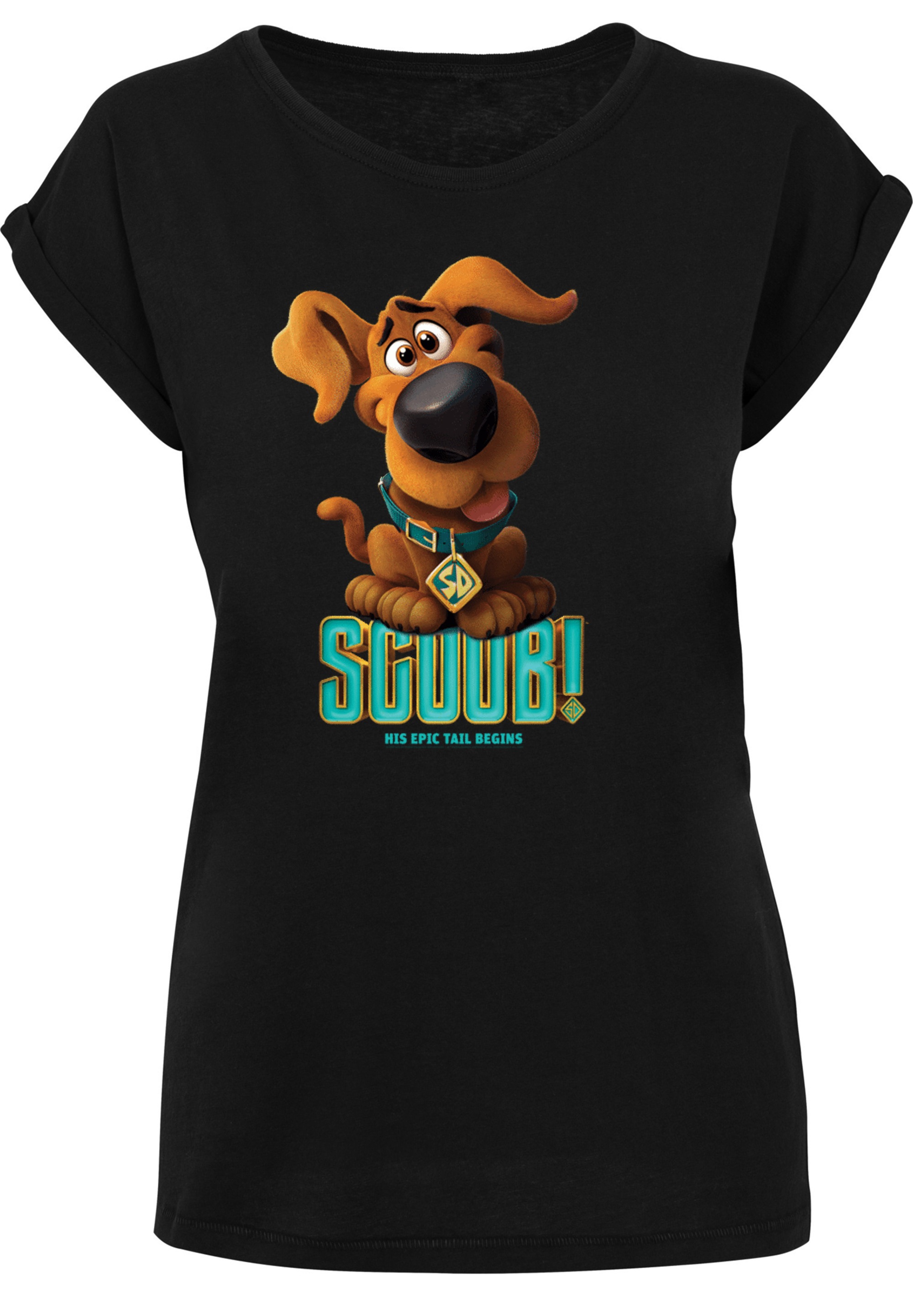 F4NT4STIC T-Shirt »Scooby Doo Puppy Scooby«, Damen,Premium Merch,Regular-Fit,Kurze Ärmel,Bedruckt