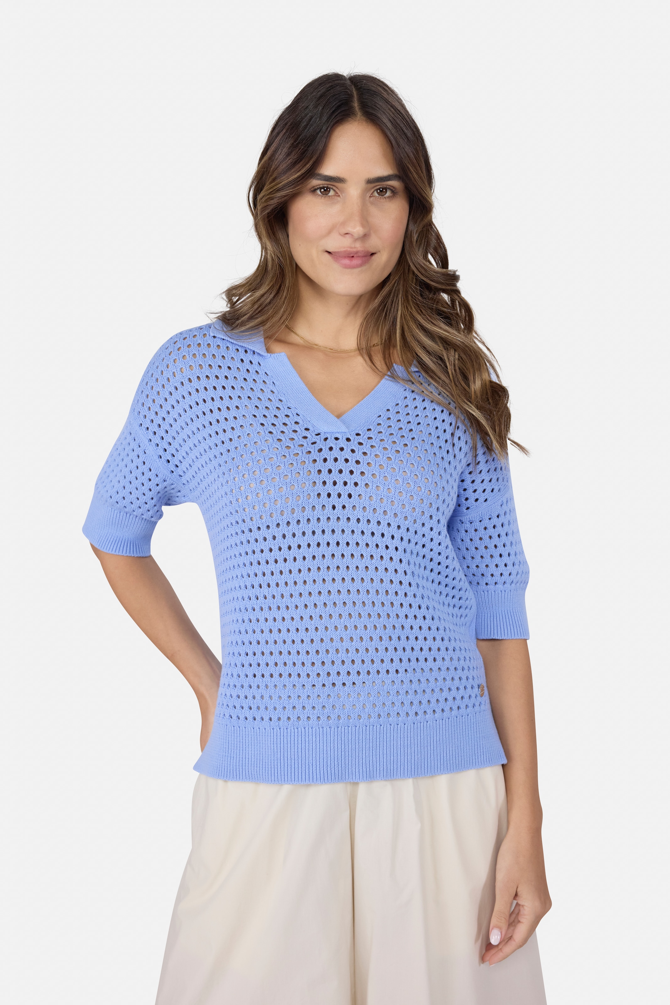 Lieblingsstück Strickpullover "PinsaL", mit Polokragen günstig online kaufen