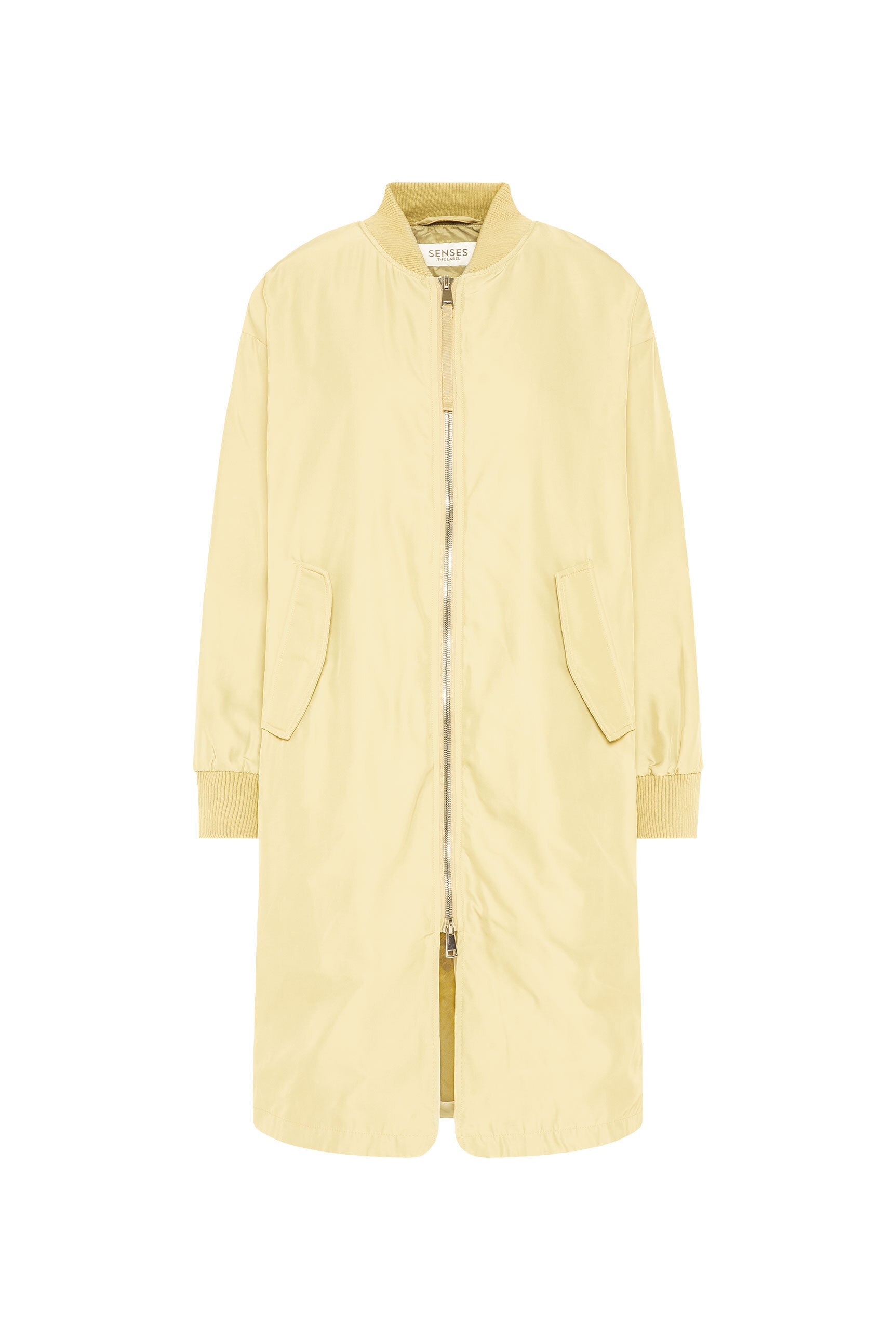 SENSES.THE LABEL Blouson ohne Kapuze mit Zwei-Wege-Reißverschluss