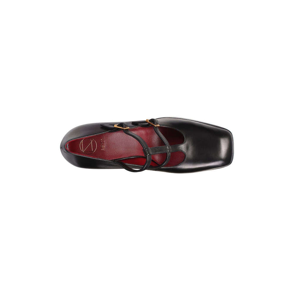ekonika Pumps, mit modischem Doppel-Riemen