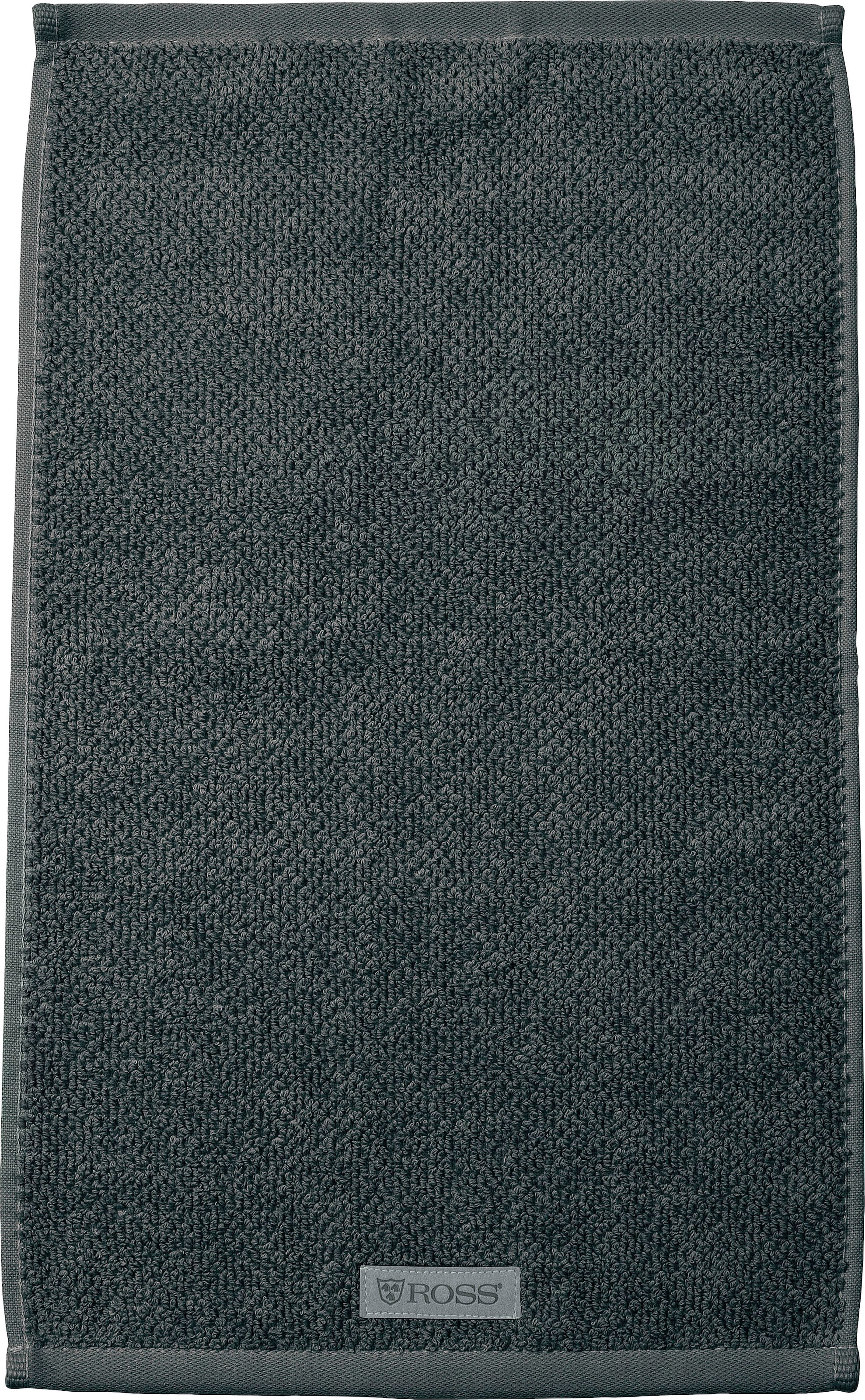 Gästehandtücher ROSS, B:30cm L:50cm, grau, Frottier, Obermaterial: 100% Baumwolle, Handtücher, "Selection", 100 % Bio-Baumwolle