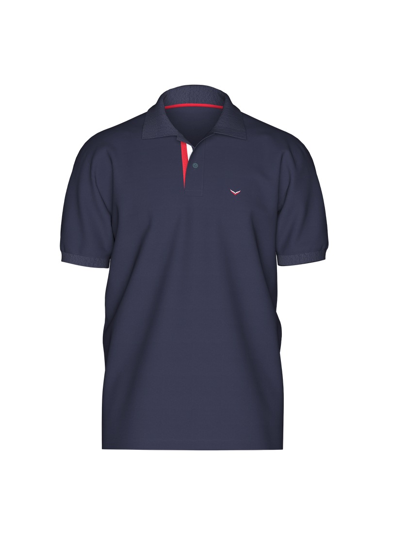 Trigema Poloshirt "TRIGEMA Poloshirt mit dreifarbiger Knopfleiste" 1 Stk. günstig online kaufen