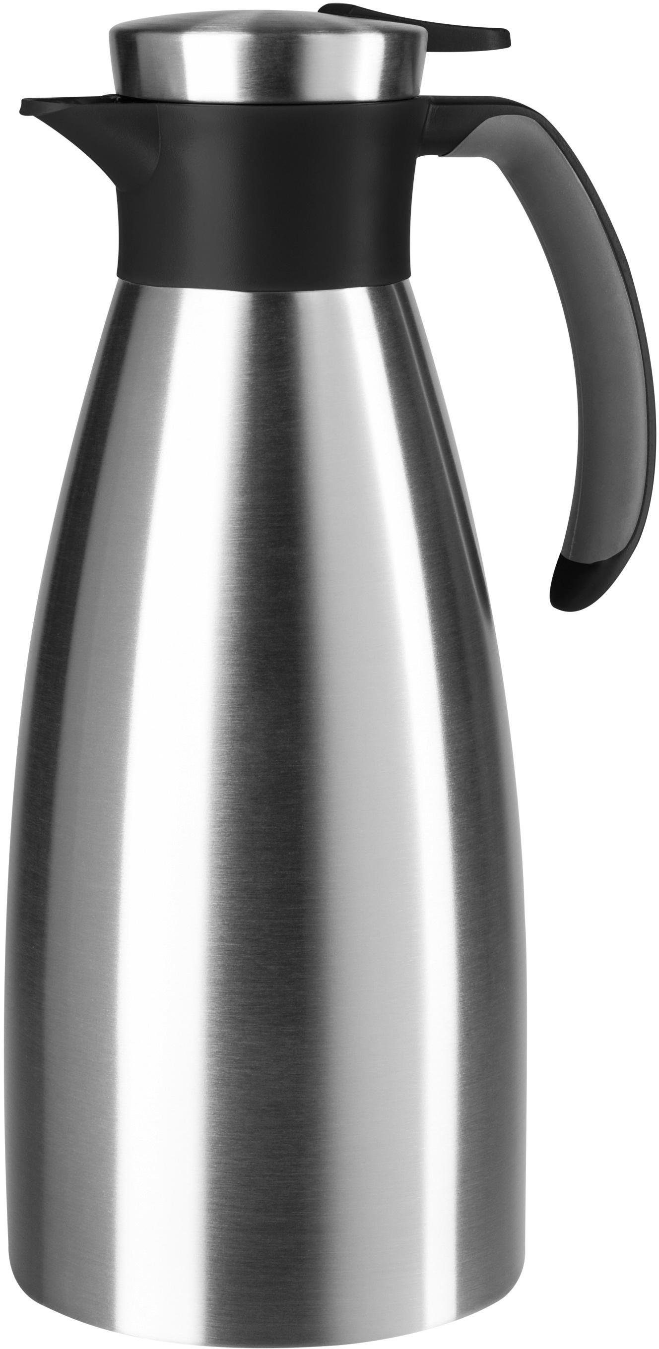 Emsa 1100000002199 "Soft Grip" 1,5 l 1 Stk. tlg. Quick Tip Verschluss, rutschfester Halt, 12 h heiß, 24 h kalt