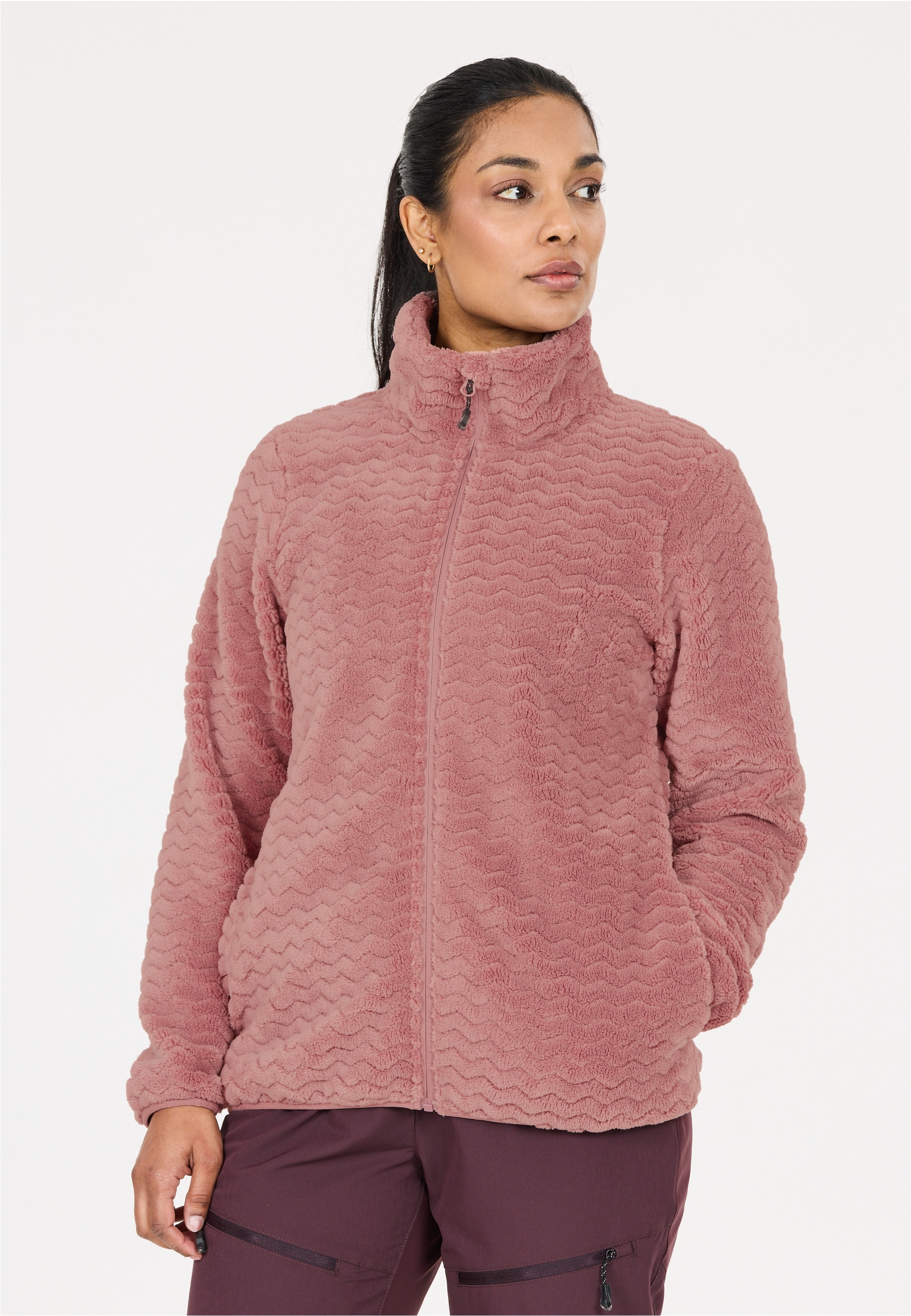 WHISTLER Fleecejacke "Matra" mit stilvollem Muster und kuscheligem Tragegefühl