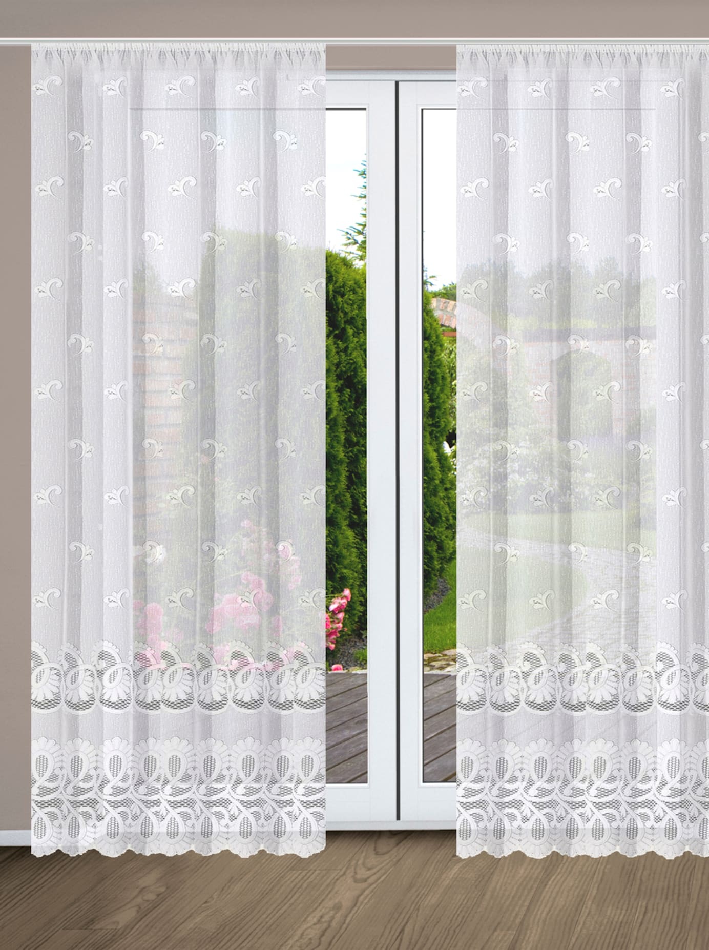 heine home Gardine Faltenband 1 Stk. tlg. günstig online kaufen