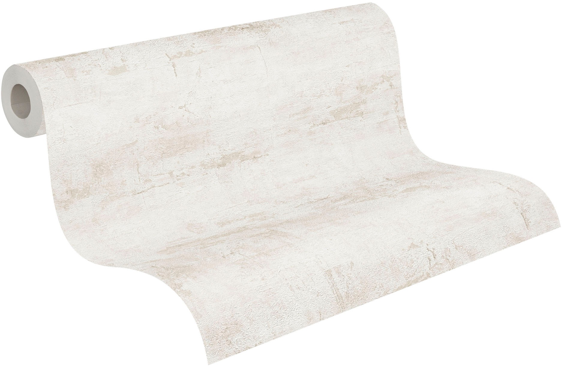 living walls Vliestapete »Unitapete mit Putz-Optik – Strukturtapete« matt strukturiert