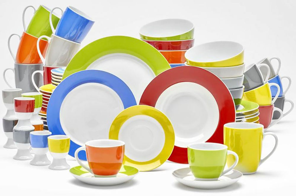 van Well Becher »Vario«, (Set, 6 tlg., 6 Kaffeebecher 300ml), spülmaschinen- und mikrowellengeeignet, 6-teilig