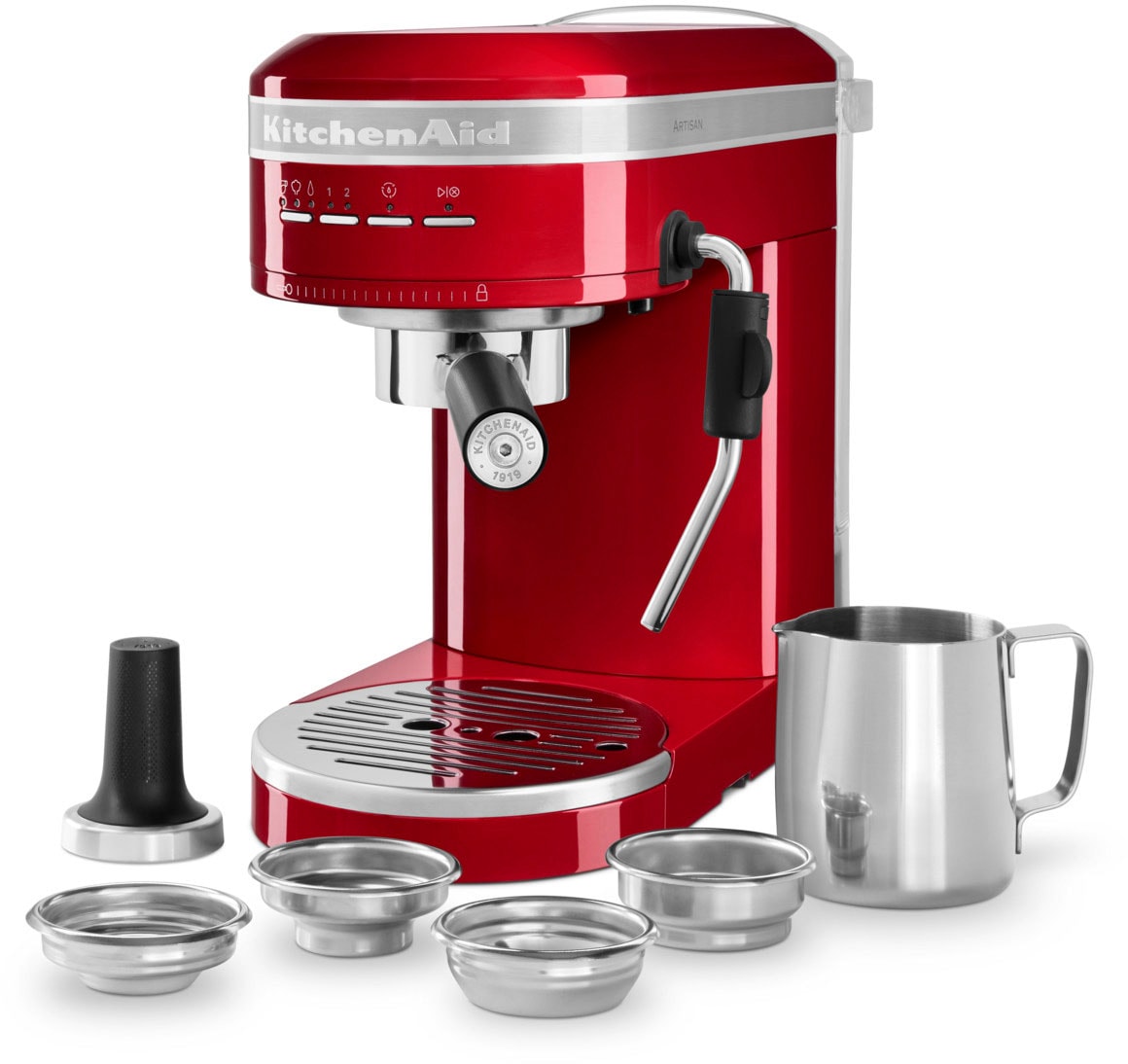 KitchenAid Espressomaschine "5KES6503EER EMPIRE ROT", Siebträger
