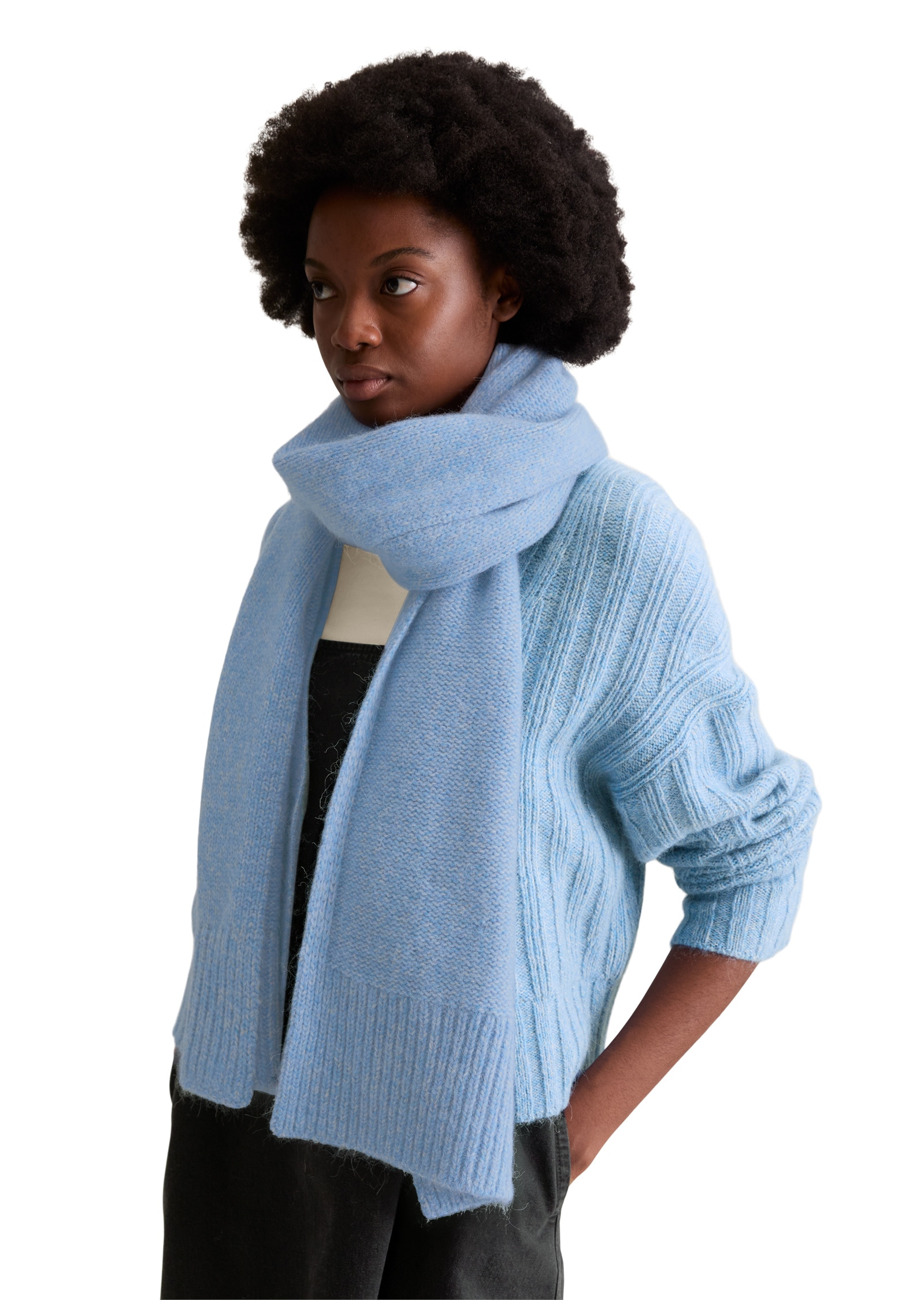 Marc O'Polo DENIM Schal »aus edlem Wolle-Alpakawolle-Mix«