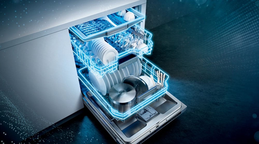 SIEMENS teilintegrierbarer Geschirrspüler iQ500 »SN55ES12CE«, 14 Maßgedecke, Made in Germany