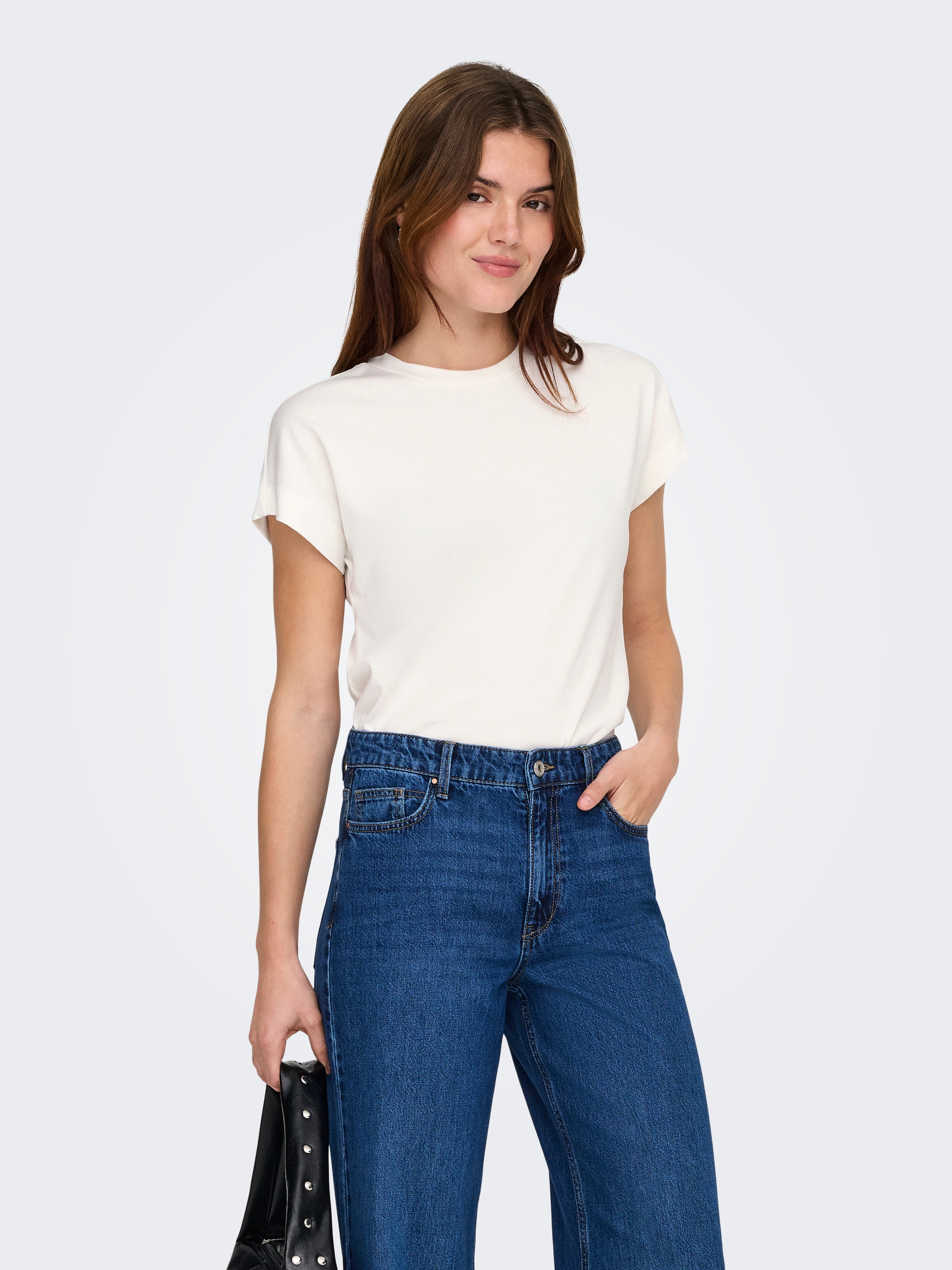 ONLY Kurzarmshirt "ONLERICA S/S TOP JRS NOOS" günstig online kaufen