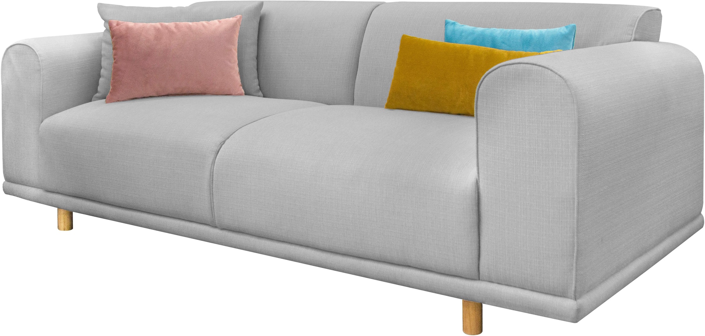 OTTO home 3-Sitzer "Maroon" in skandinavischem Design, mit losen Kissen günstig online kaufen