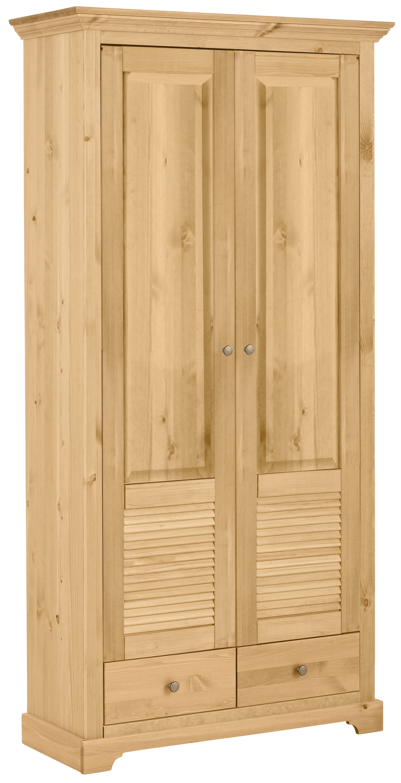 Home affaire Garderobenschrank »Ayanna«, Breite 94 cm, 2-türig, aus massiver Kiefer, FSC®