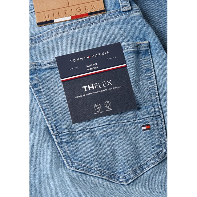 Tommy Hilfiger Slim-fit-Jeans »SLIM BLEECKER PSTR«, (1 tlg.), mit Tommy  Hilfiger Kontrastdetails ▷ kaufen | BAUR