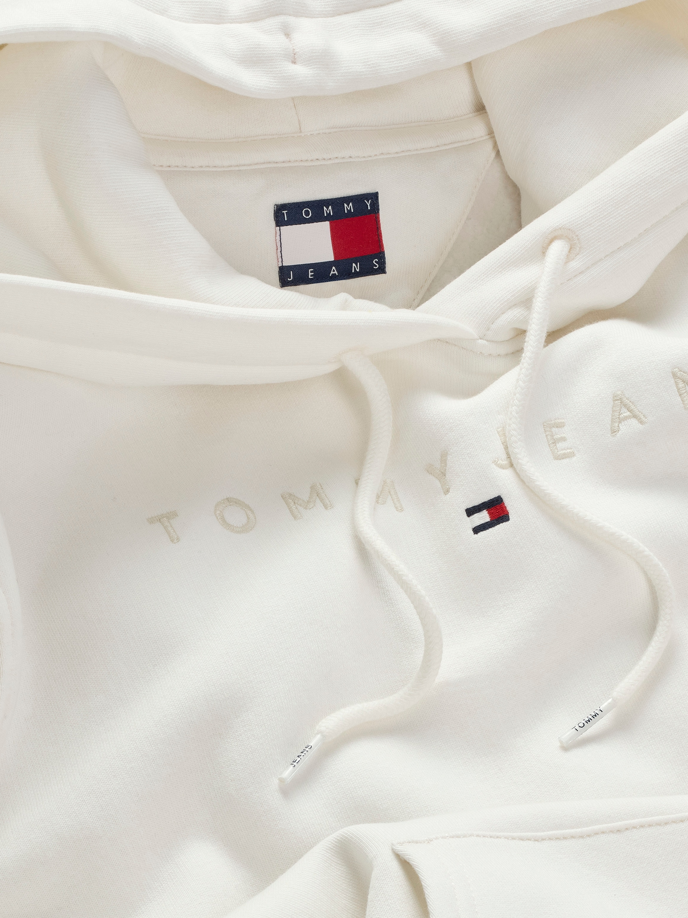 Tommy Jeans Curve Kapuzensweatshirt »TJW REG TONAL LINEAR HOODIE EXT«, in Großen Größen, Kapuze, Logostickerei