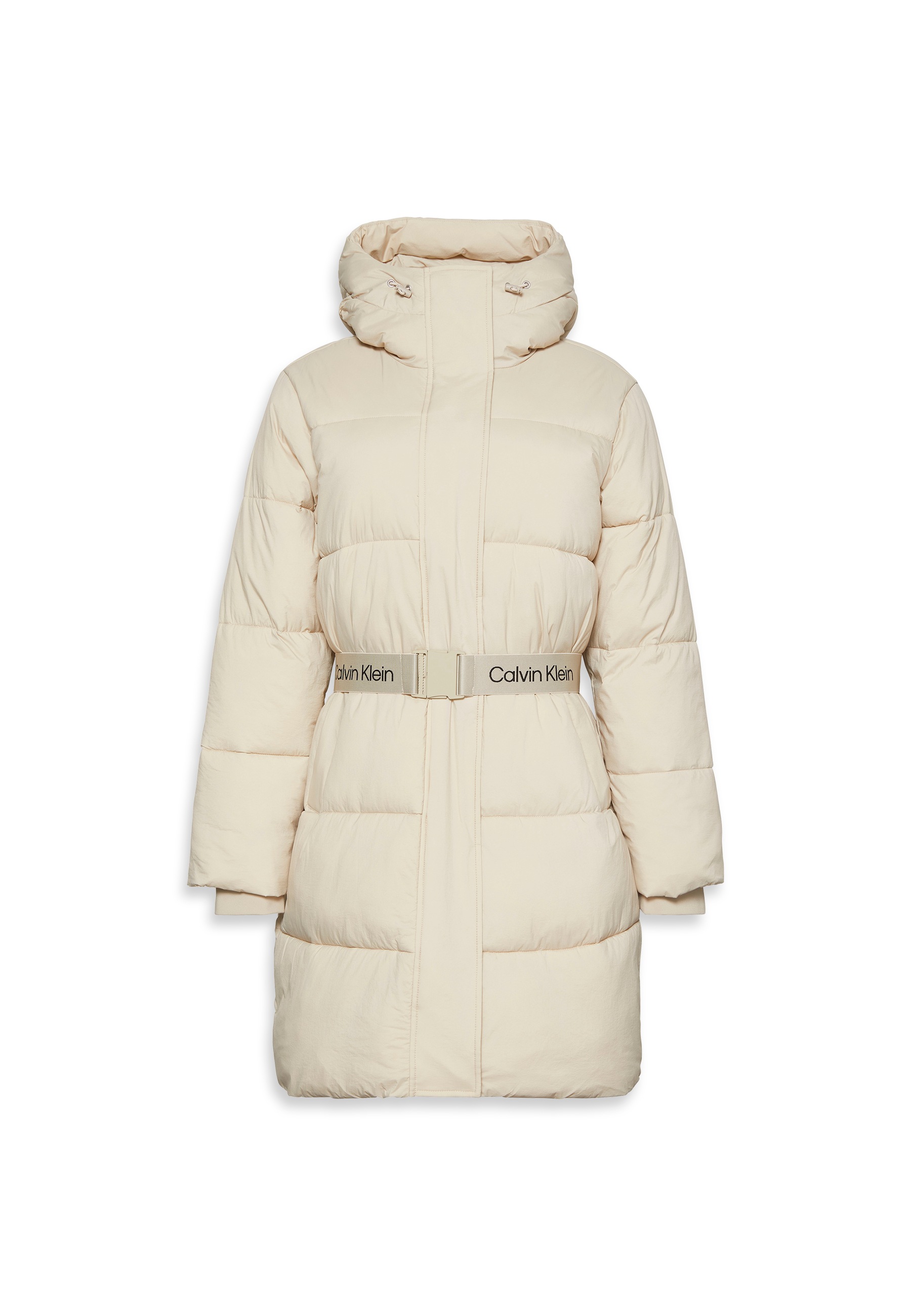 Calvin Klein Jeans Steppmantel »BELTED MIDWEIGHT LONG PUFFER« Mit Rundhalsausschnitt, regular fit