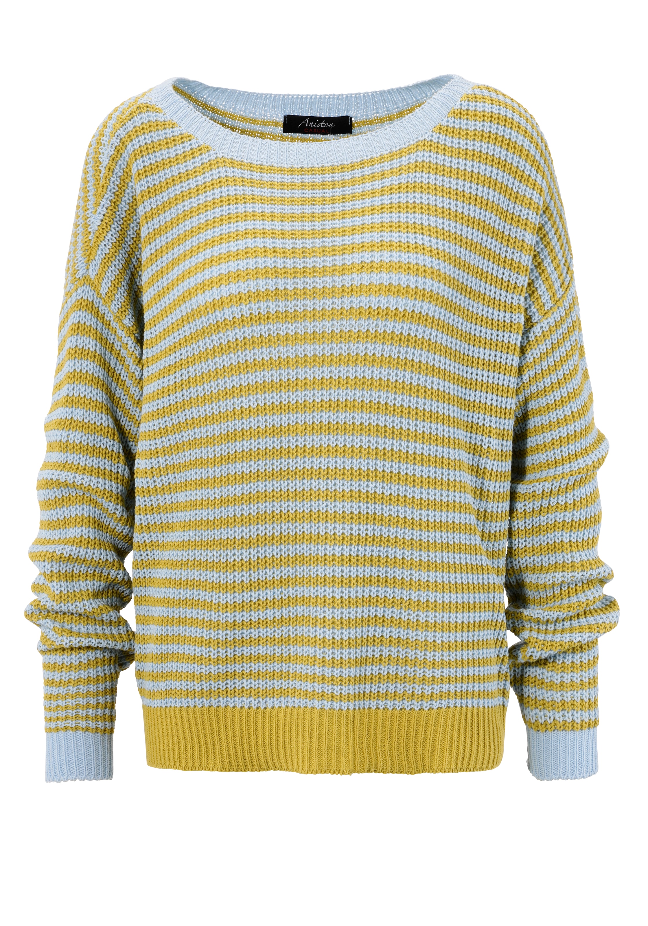 Aniston CASUAL Strickpullover, im pastellfarbenem Streifen-Dessin - NEUE KOLLEKTION