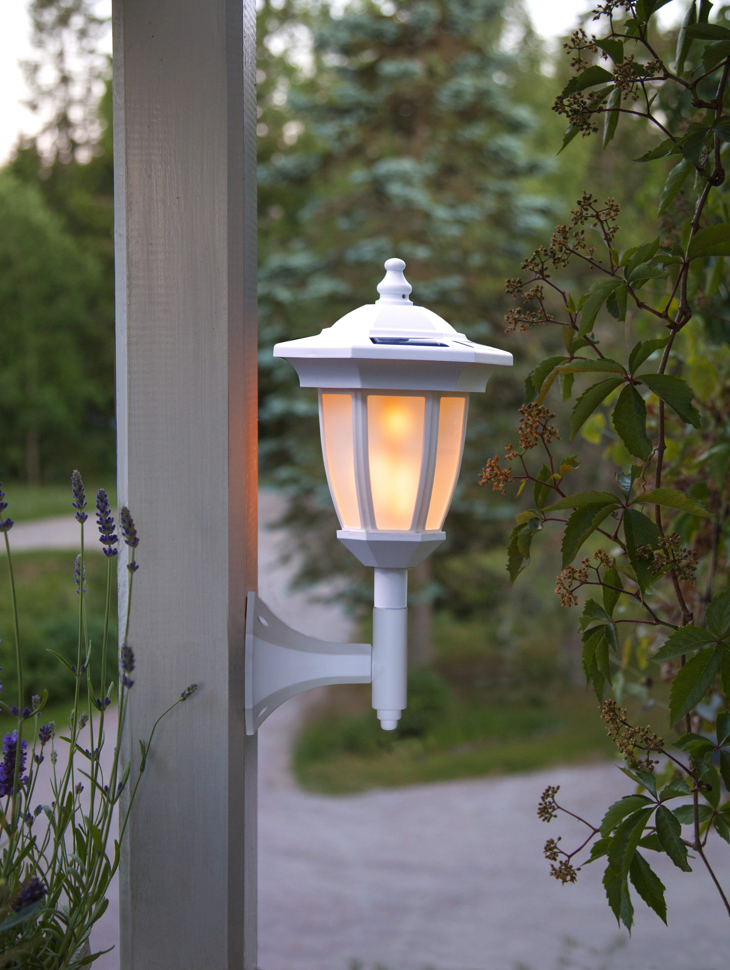 Parforce Traditional Hunting LED Solarleuchte »Solarlampe Flame« LED-Board 1 Stk. Extra-Warmweiß mit Flammen-Effekt als Hänge-, Tisch-, Boden- oder Wegleuchte