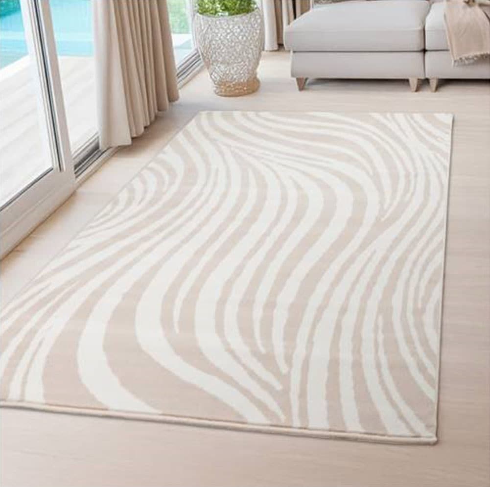 OTTO home Teppich "Liaa in Wellen Design, softer Kurzflor," rechteckig 7 mm günstig online kaufen