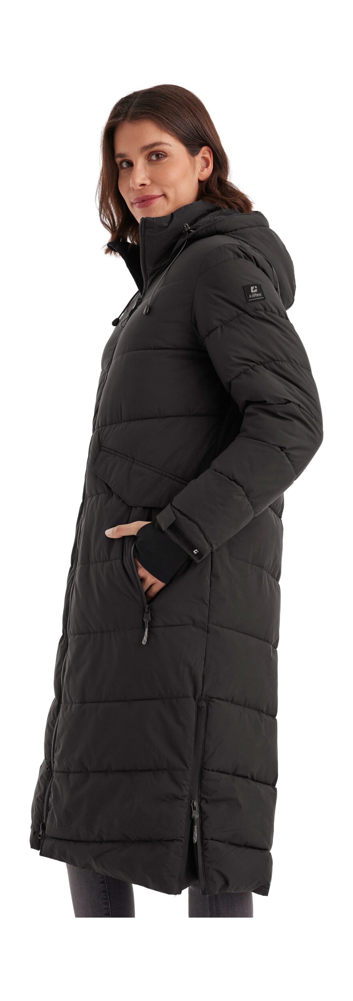 Thumbnail - Killtec Steppmantel "KOW 62 WMN QLTD CT" Wasser- und windabweisender Mantel mit Teddyfell und viel Stauraum
