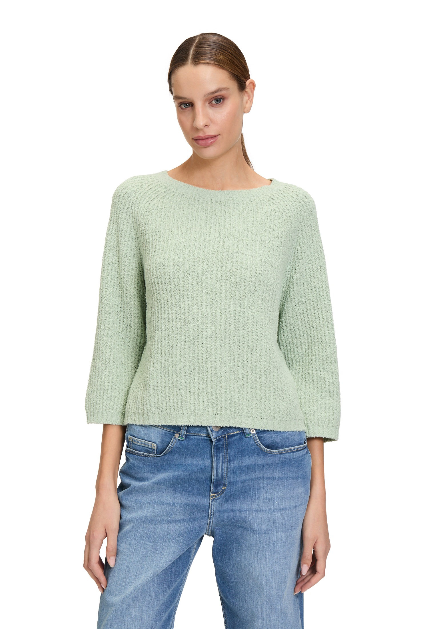 Cartoon Strickpullover "Cartoon Damen Strickpullover mit Rundhalsausschnitt günstig online kaufen