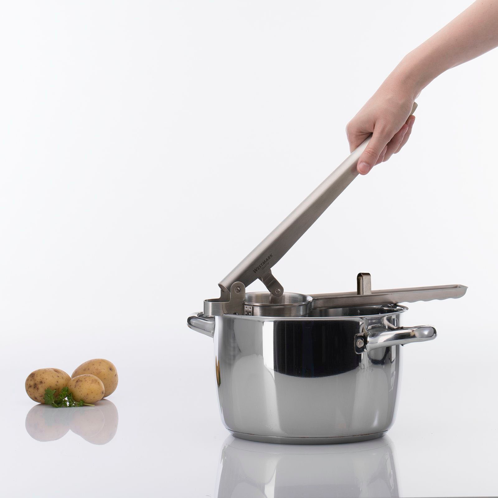 WESTMARK Kartoffelpresse "Quadro" mit 4 Lochscheiben günstig online kaufen
