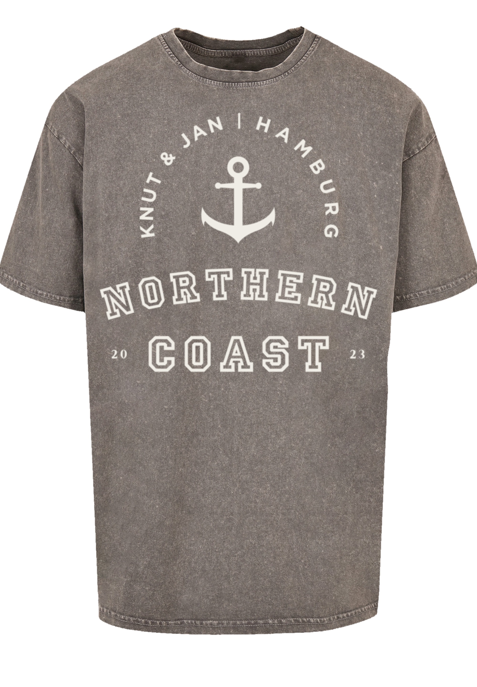 F4NT4STIC T-Shirt »Northern Coast Nordsee Knut & Jan Hamburg«, Print