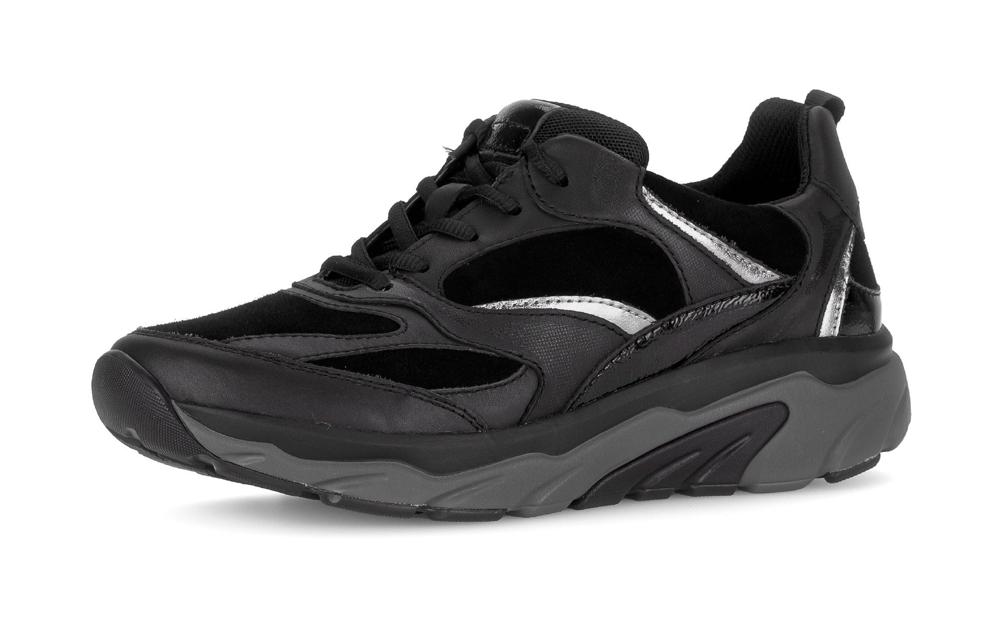 Gabor Rollingsoft Keilsneaker, Freizeitschuh, Halbschuh, Schnürschuh mit he günstig online kaufen