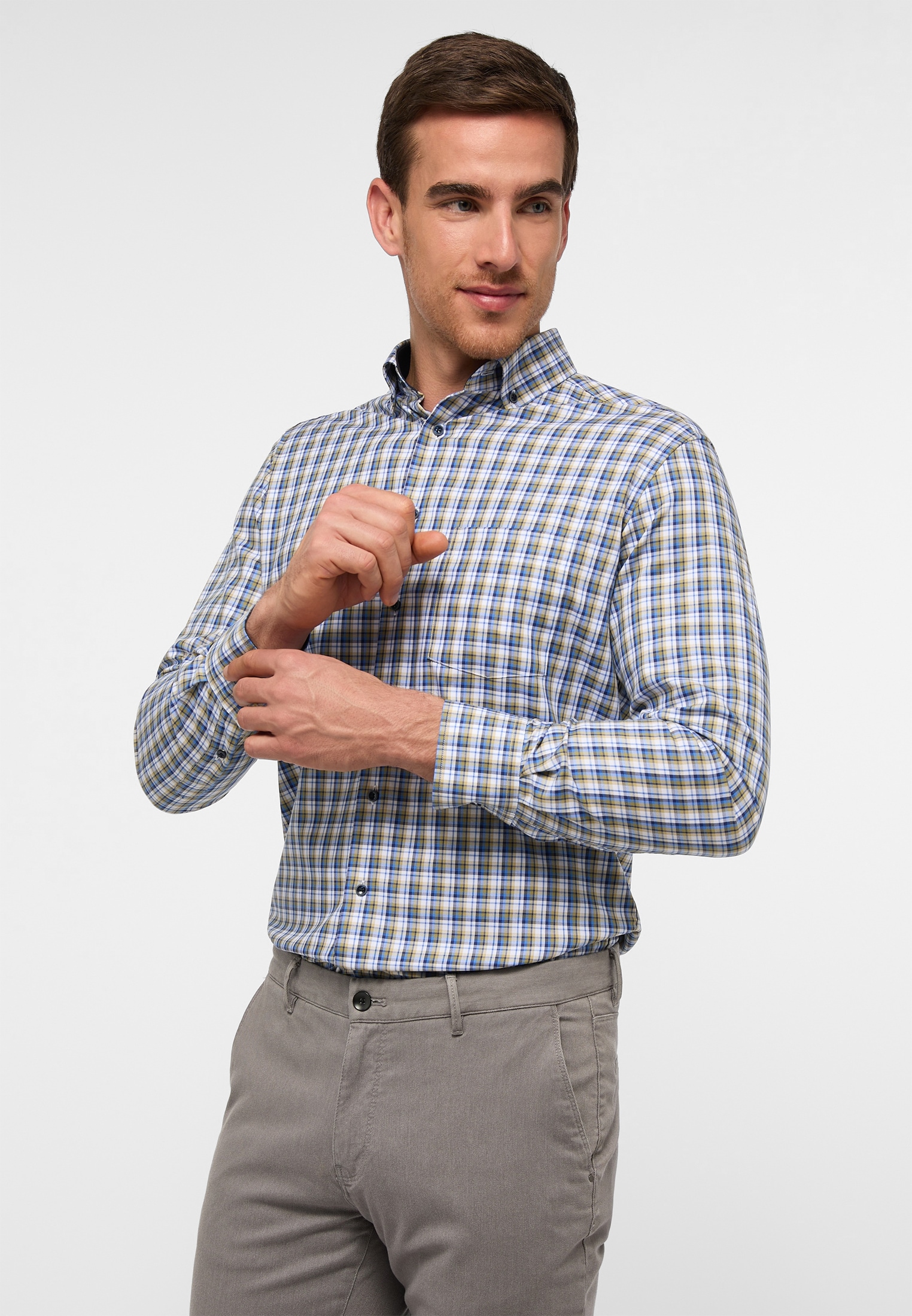 Eterna Langarmhemd "MODERN FIT" NON IRON (bügelfrei) günstig online kaufen