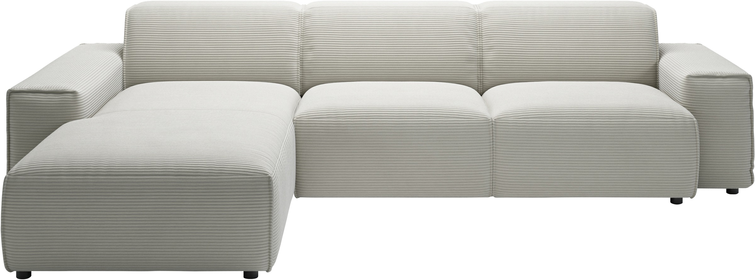 andas Ecksofa »Glimminge auch in Breitcord, Feincord, Bouclé + Easy care-Bezug«, L-Form, Breite 294, Zierkissen