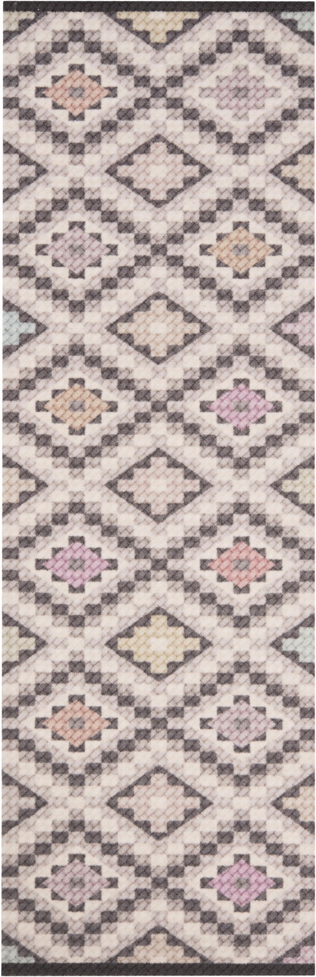 HANSE Home Läufer »Paradise«, rechteckig, 5 mm Höhe, Rauten Design, Läufer, Robust, Pflegeleicht, Waschbar