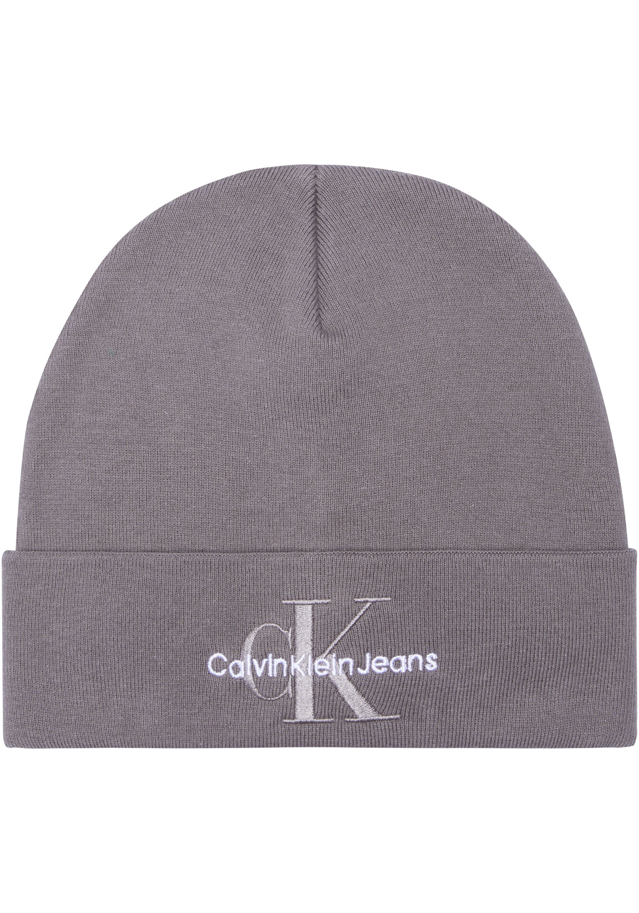 Calvin Klein Jeans Beanie "MONO LOGO EMBRO BEANIE", mit Logostickerei günstig online kaufen