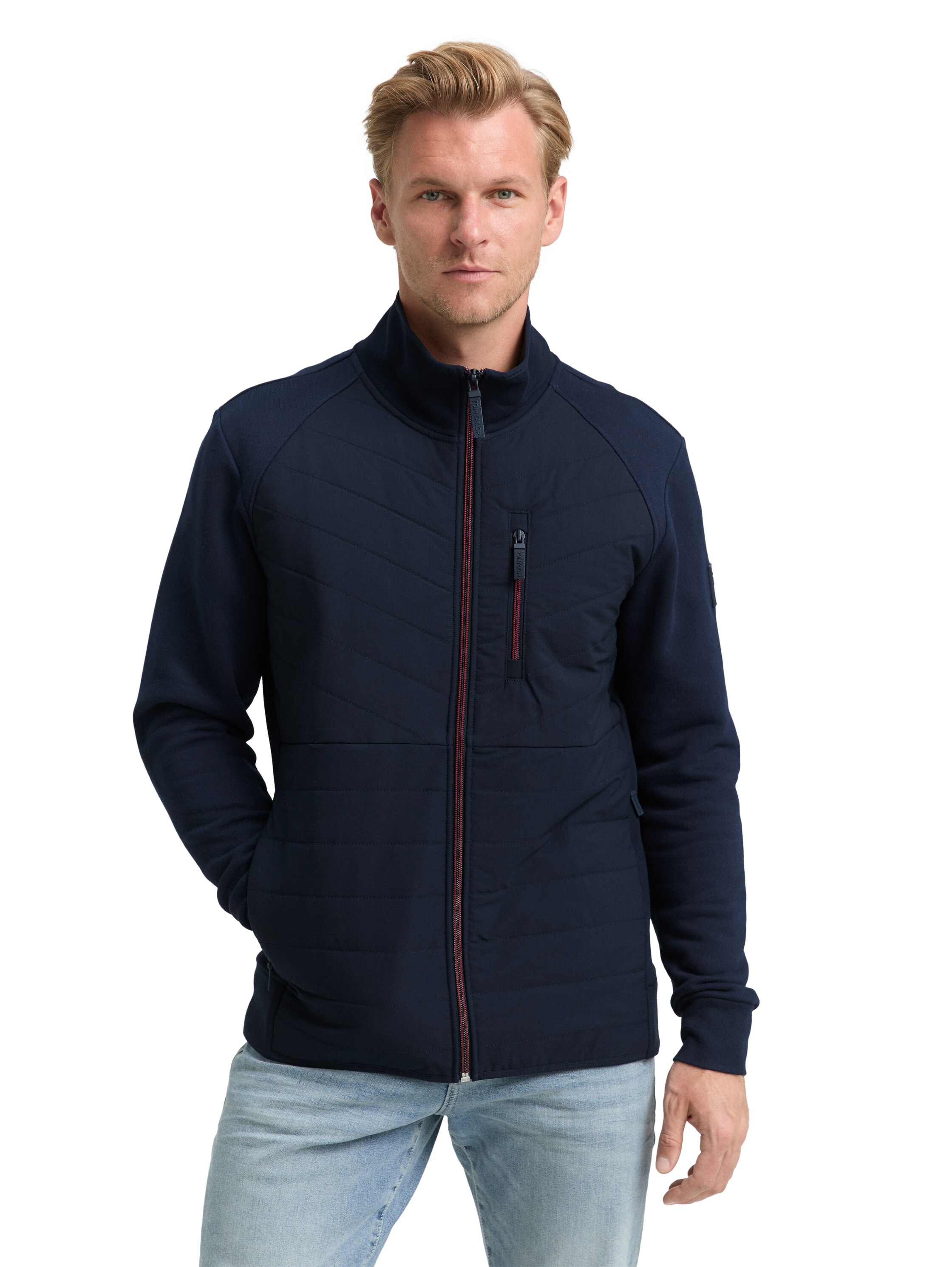 TOM TAILOR Sweatjacke, mit Logo Stickerei günstig online kaufen