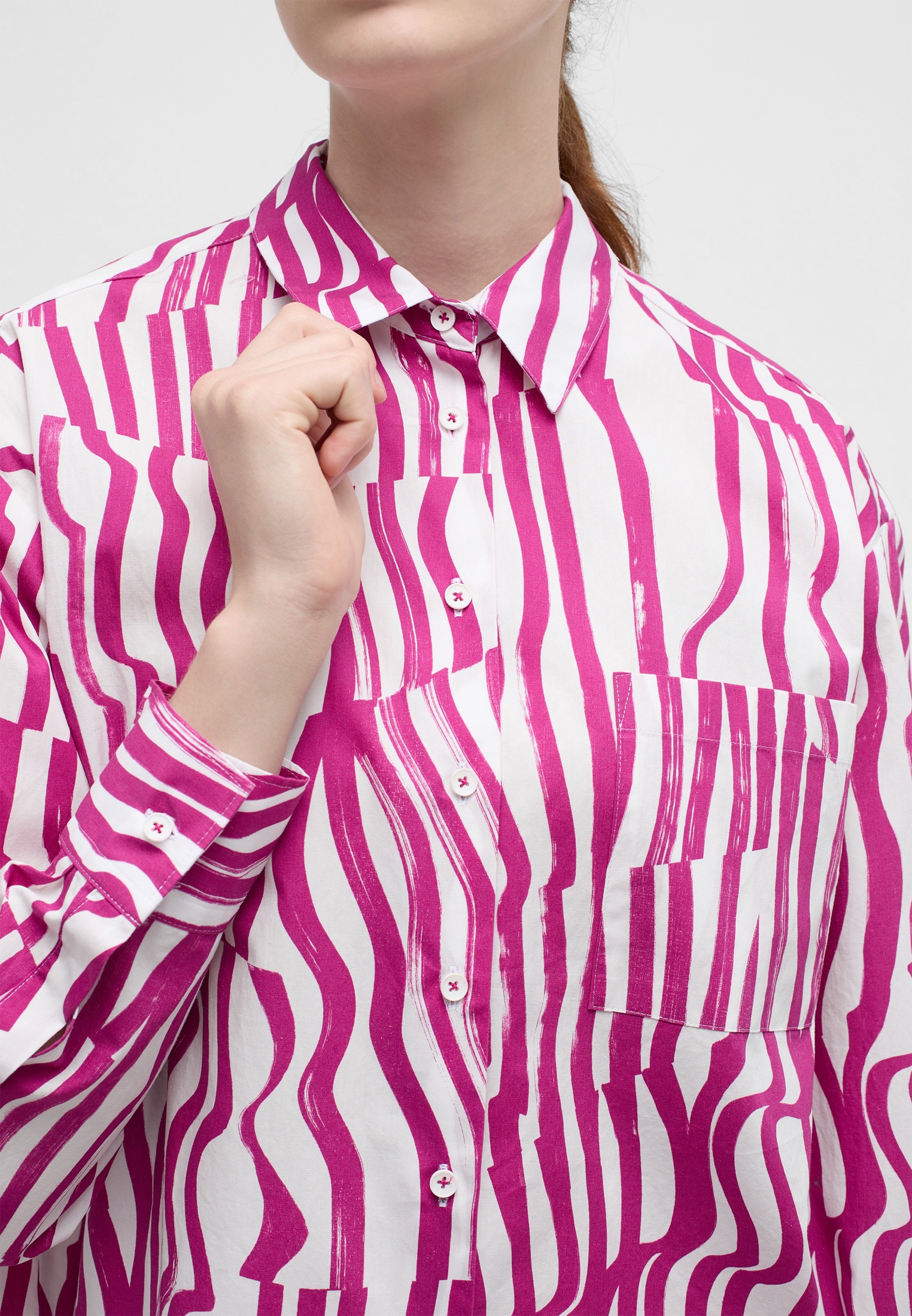 Eterna Hemdbluse »OVERSIZE FIT«, EASY IRON (bügelleicht)