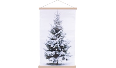 LED-Bild »Wandbehang Tannenbaum, mit LED-Beleuchtung, Weihnachtsdeko«, (1 St.),...