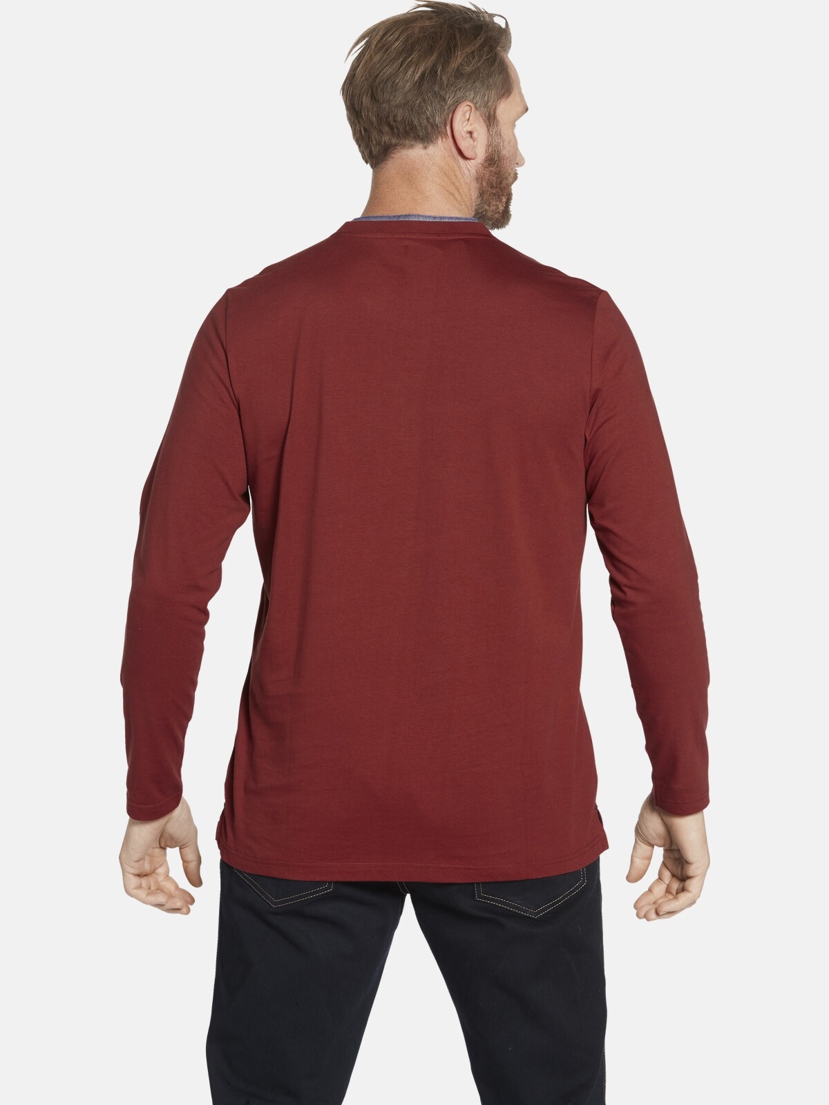 Jan Vanderstorm Langarm-Poloshirt »Langarmshirt NICIAS«