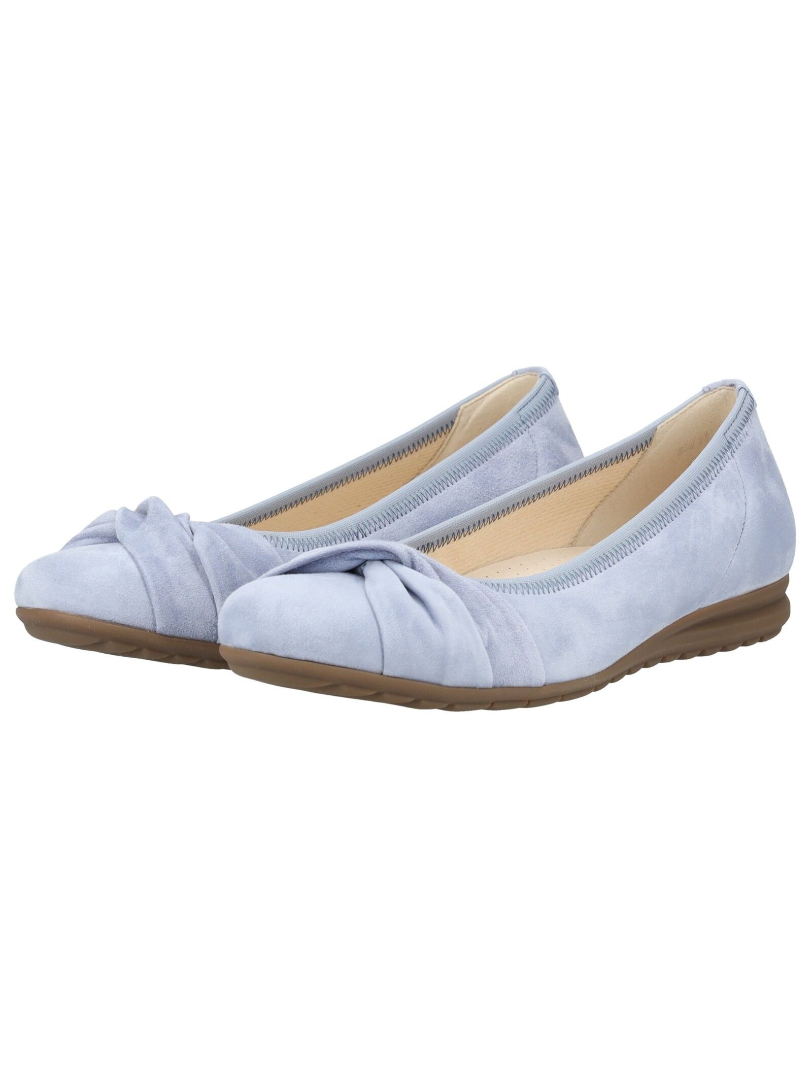 Gabor Comfort Ballerina Blue Leather 40.5 3